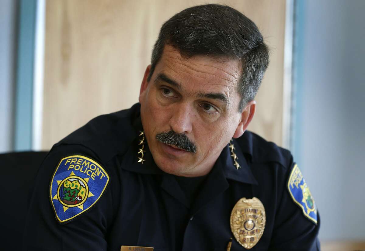 Fremont Police Chief Richard Lucero discusses his city's low homicide rate and other crime statistics in Fremont, Calif. on Thursday, July 20, 2017. Consistently rated as one of the safest cities in the nation, Fremont has not had any homicides reported since 2015.