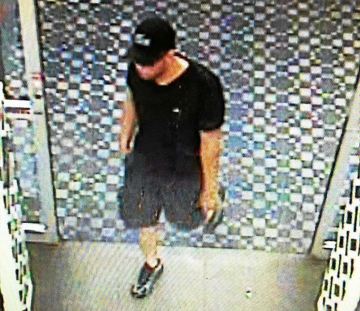 (Photo courtesy of the Clinton Police Department) Police in Clinton are looking for a man who used a stolen credit card to make more than $2,000 in purchases at stores in Clinton and Waterford. Police said the suspect's vehicle appears to be a white Suzuki Kizashi sedan.