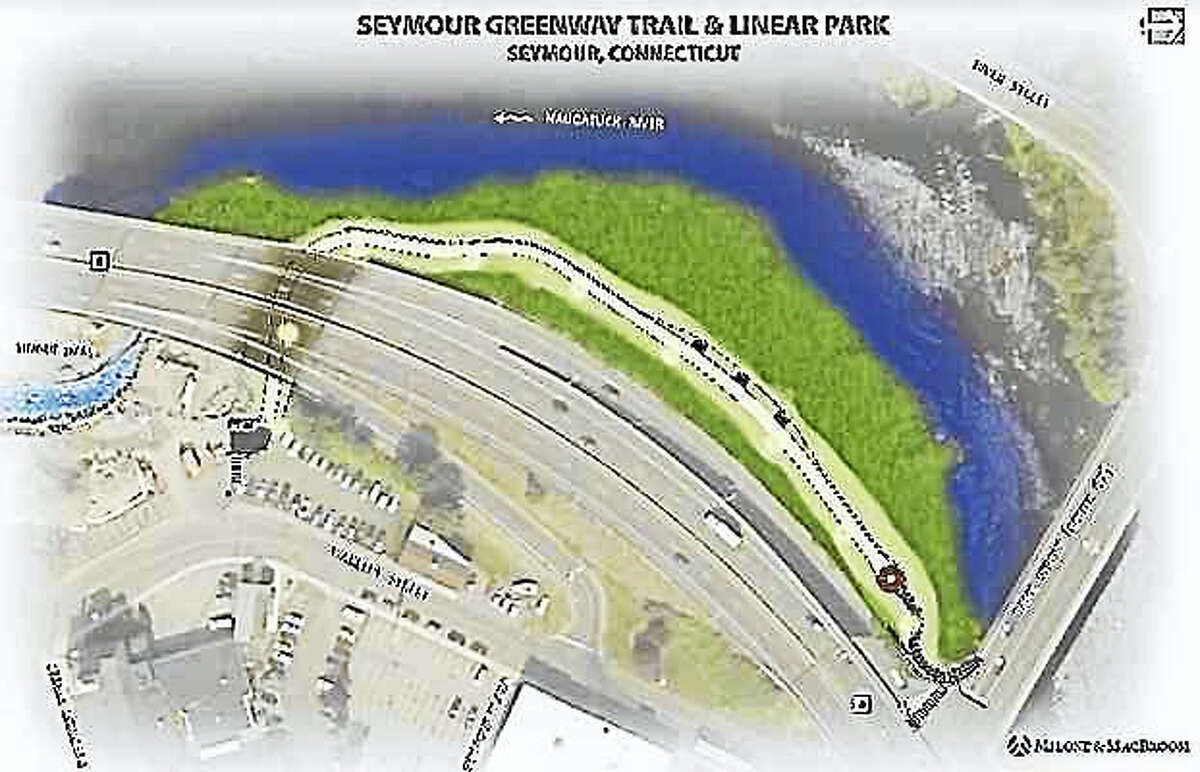 A portion of Route 67 near the Route 8 southbound entrance ramp downtown will be closed starting Monday (APRIL 17) so ongoing construction to the town’s first scenic greenway trail and linear park can kick into high gear - Contributed photo