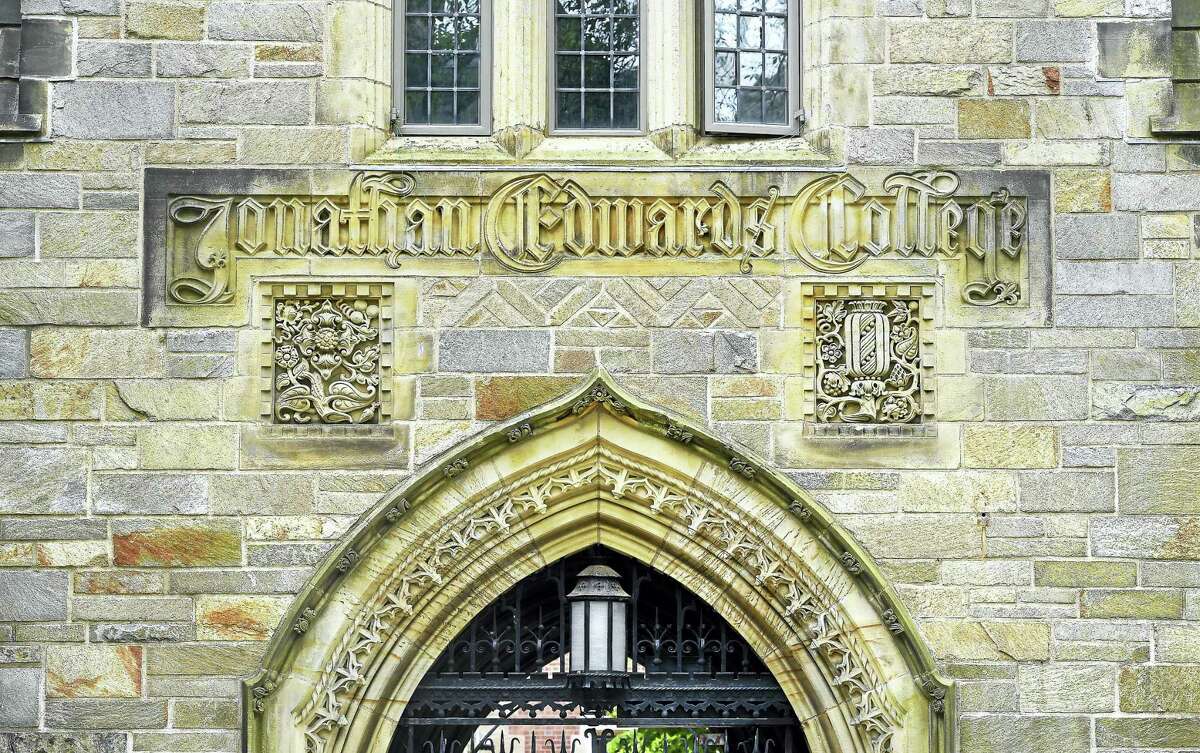(Arnold Gold-New Haven Register) Yale University's Jonathan Edwards College in New Haven photographed on 5/13/2016.