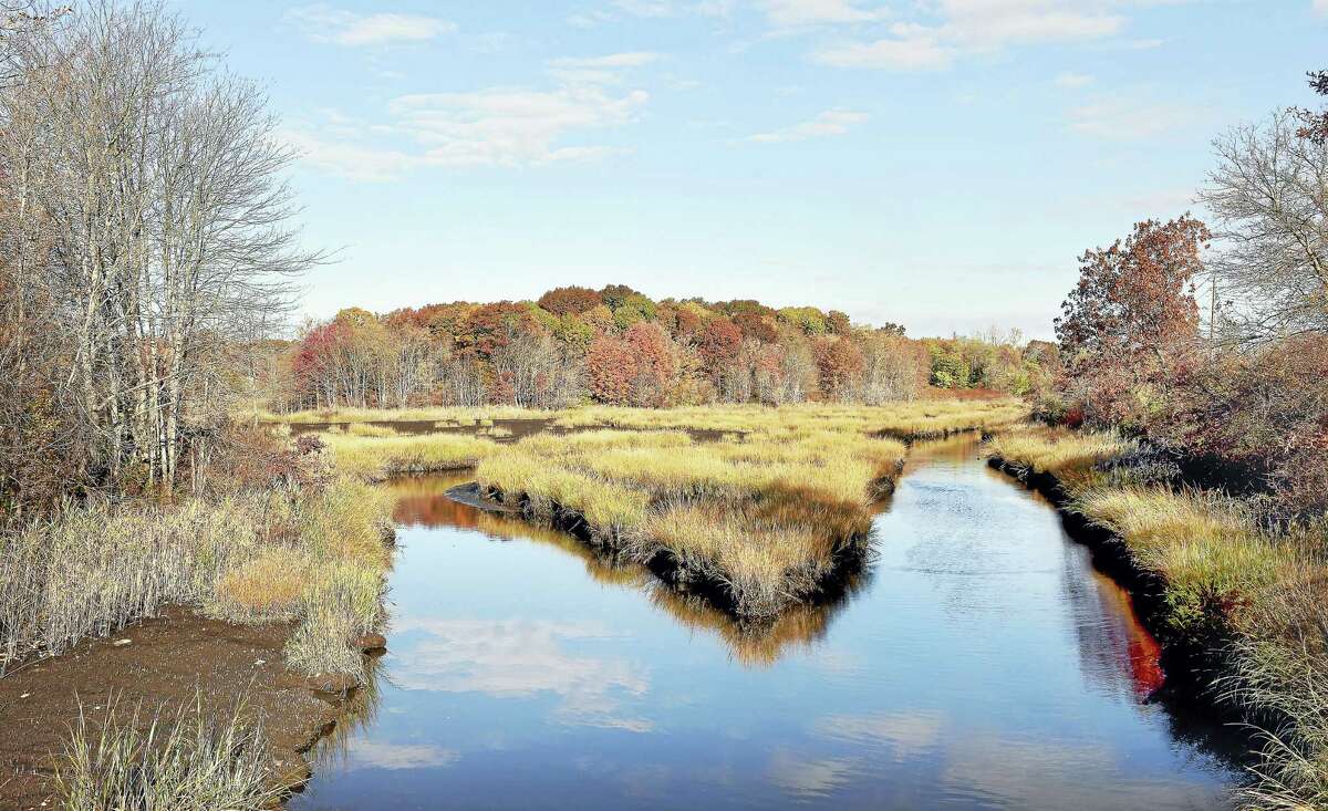 (Arnold Gold-New Haven Register) The Cove River and surrounding marsh land in West Haven photographed on 11/5/2016.
