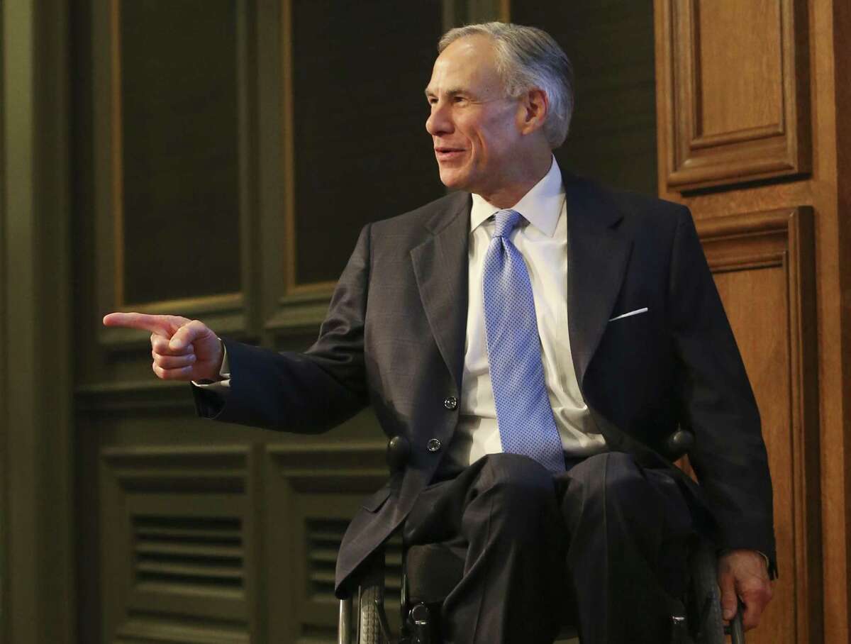 Texas Gov. Greg Abbott arrives at the Texas Public Policy Foundation's policy orientation for the special session last week. While raising money for campaigns is banned during a regular legislative session, the ban doesn’t extend to special sessions. Abbott is actively seeking campaign contributions while Lt. Gov. Dan Patrick and House Speaker Joe Straus have said they won’t accept them, saying they don’t want to prompt any adverse comments.
