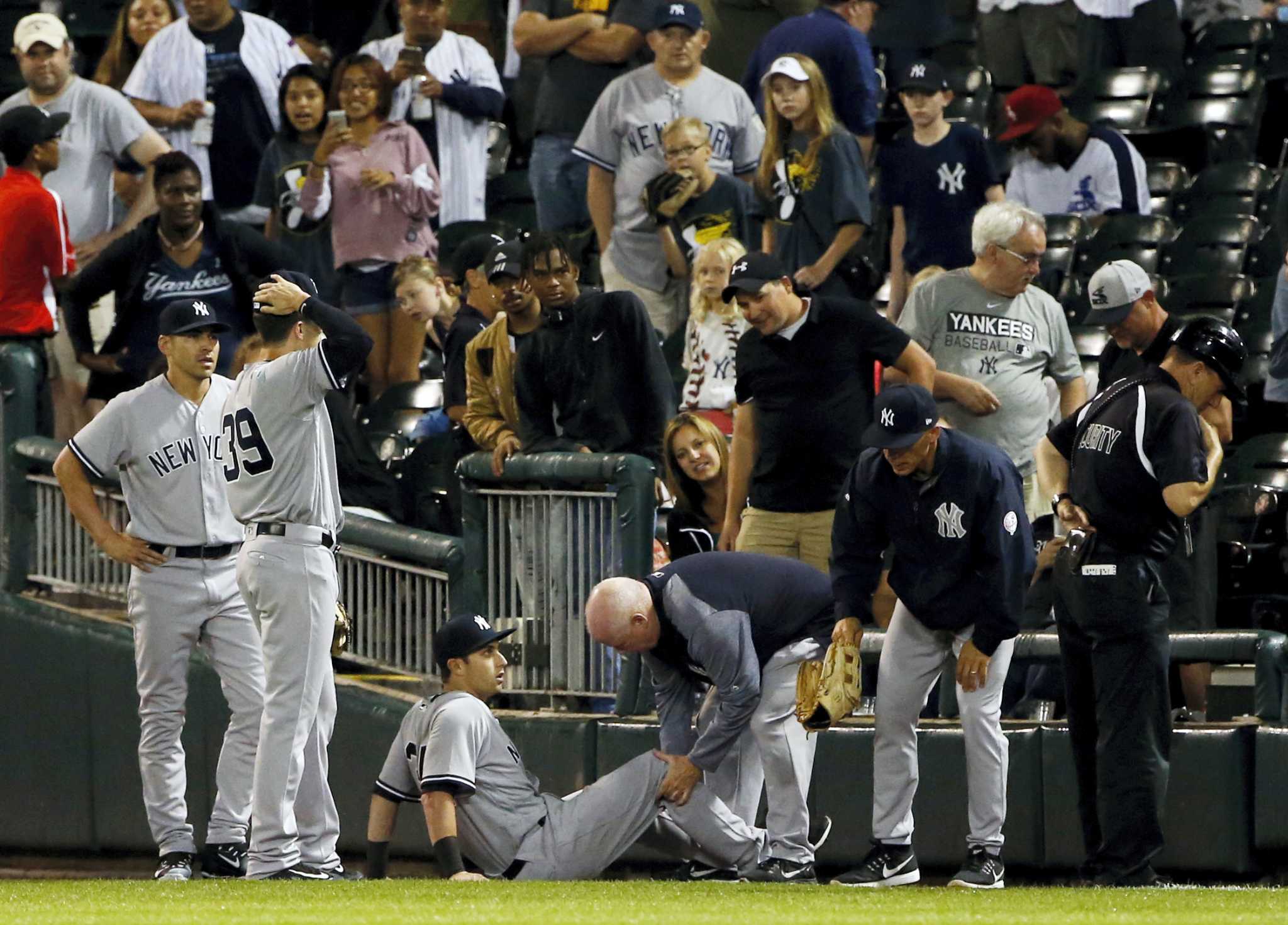 Dustin Fowler’s ‘heartbreaking’ debut with Yankees ends in surgery