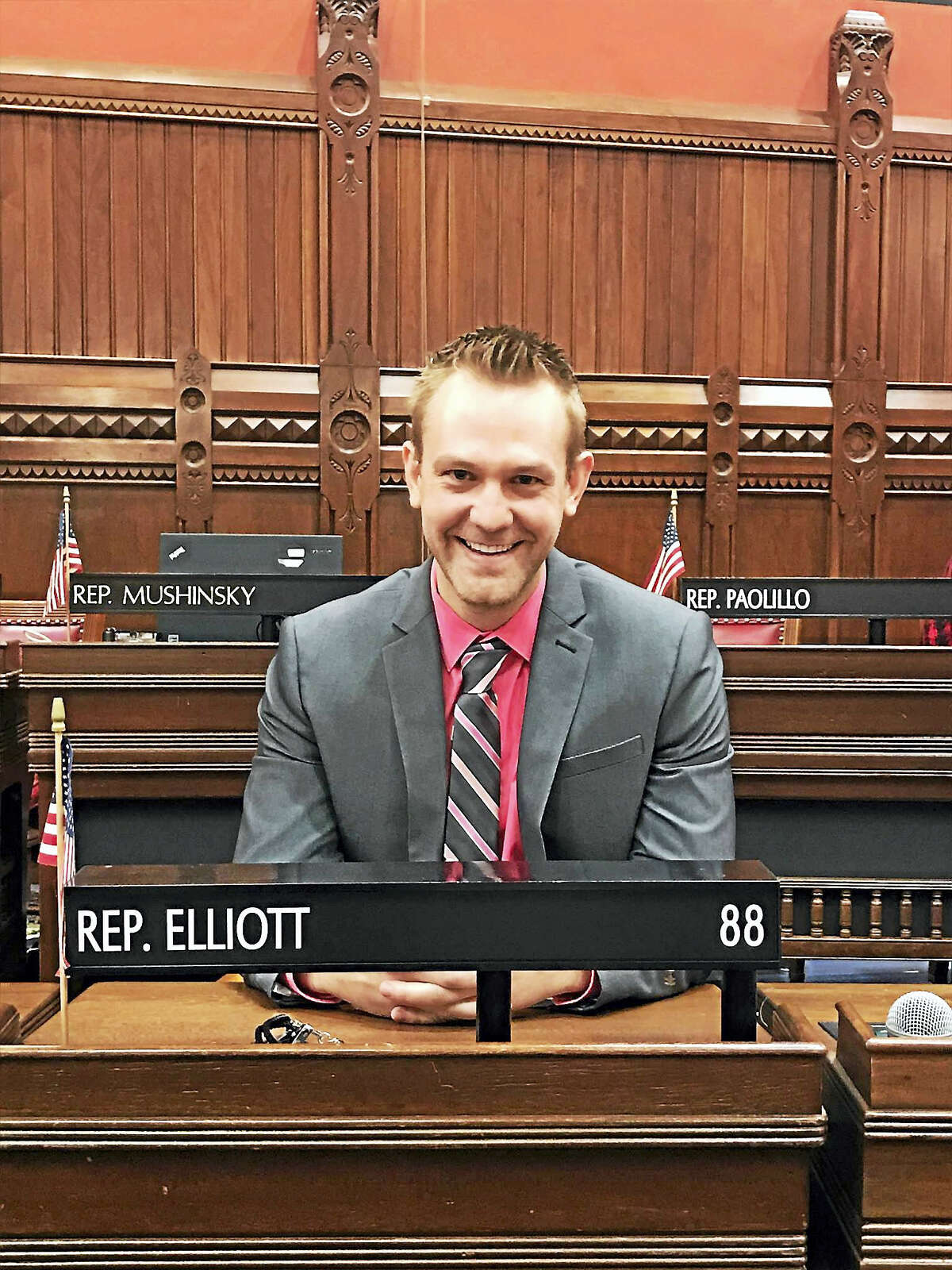State Rep. Josh Elliott, D-Hamden.