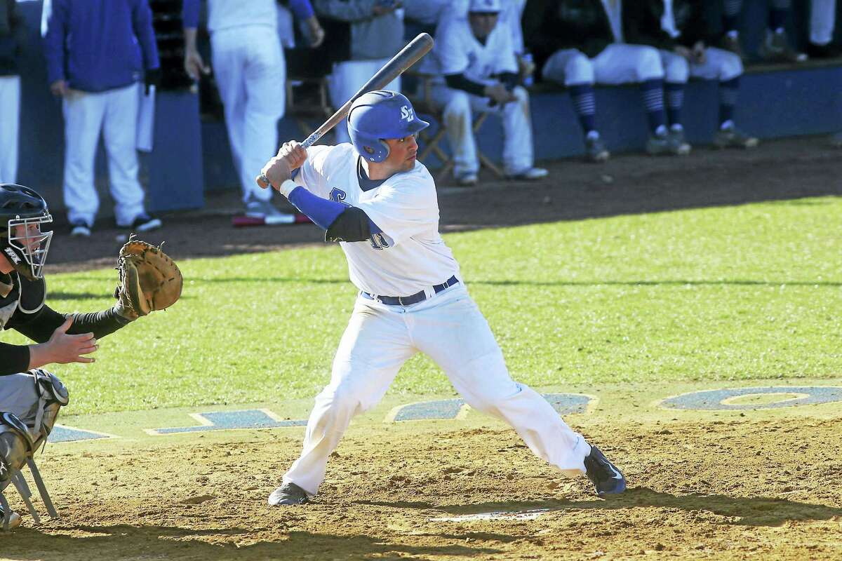 Former Notre Dame-West Haven High standout Greg Zullo is hiting close to .500 for the Southern Connecticut State baseball team.