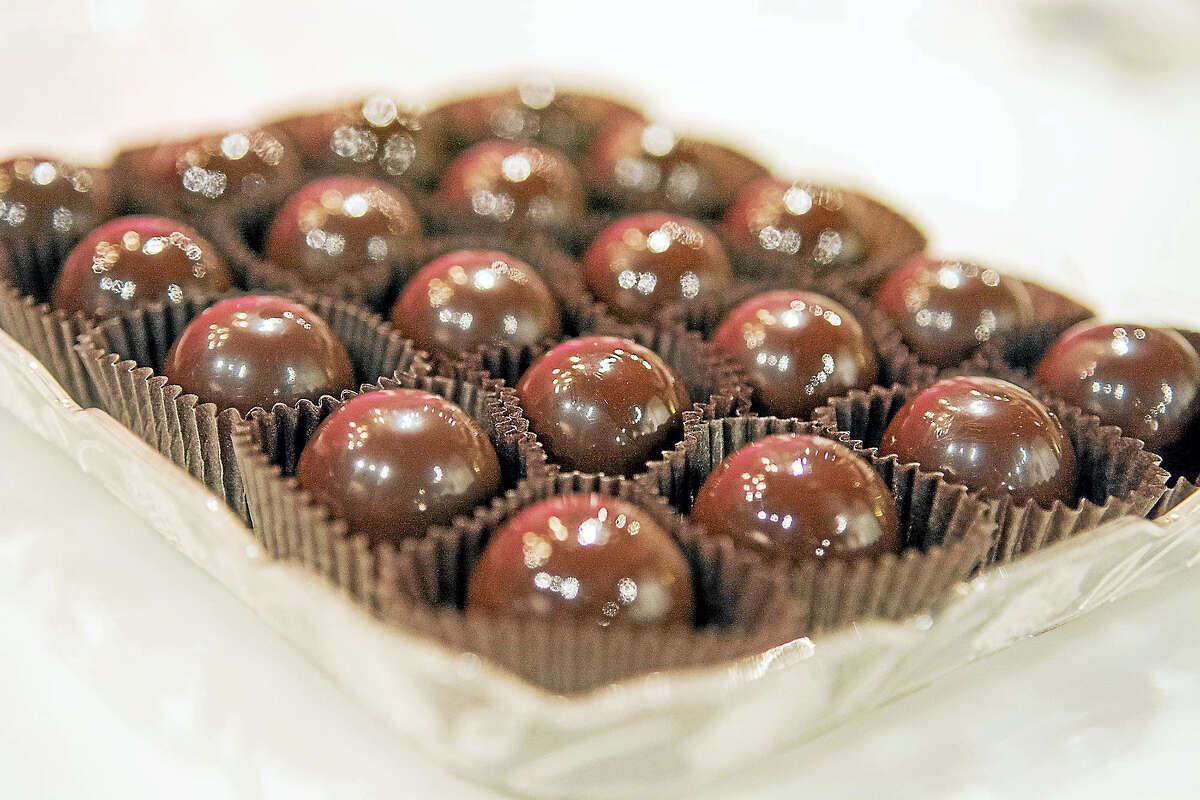 Bourbon balls from Cellar Door Chocolates in Louisville, Kentucky.