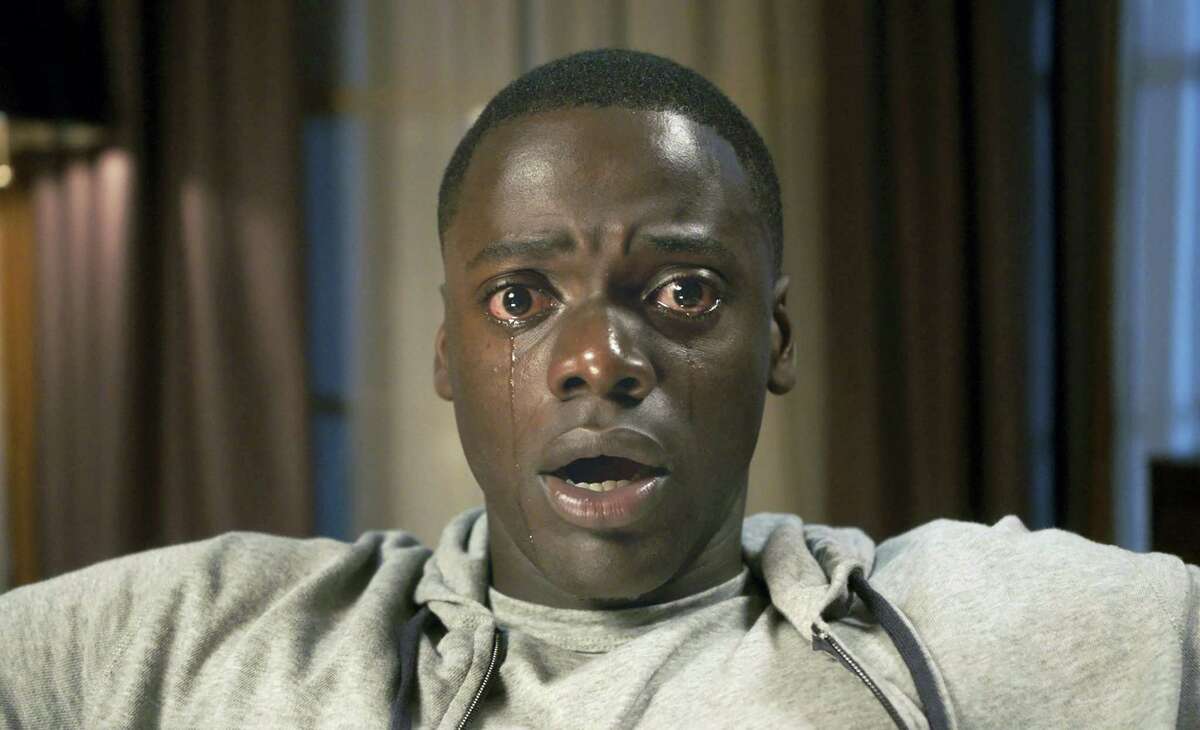 This image released by Universal Pictures shows Daniel Kaluuya in a scene from, “Get Out.” (Universal Pictures via AP)