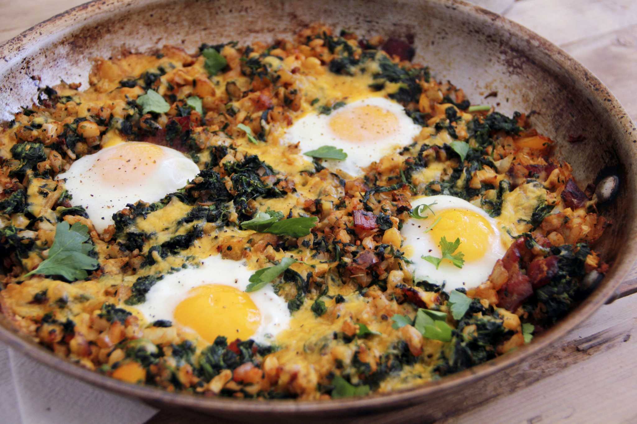 Recipe for country-style cauliflower breakfast skillet - New Haven Register