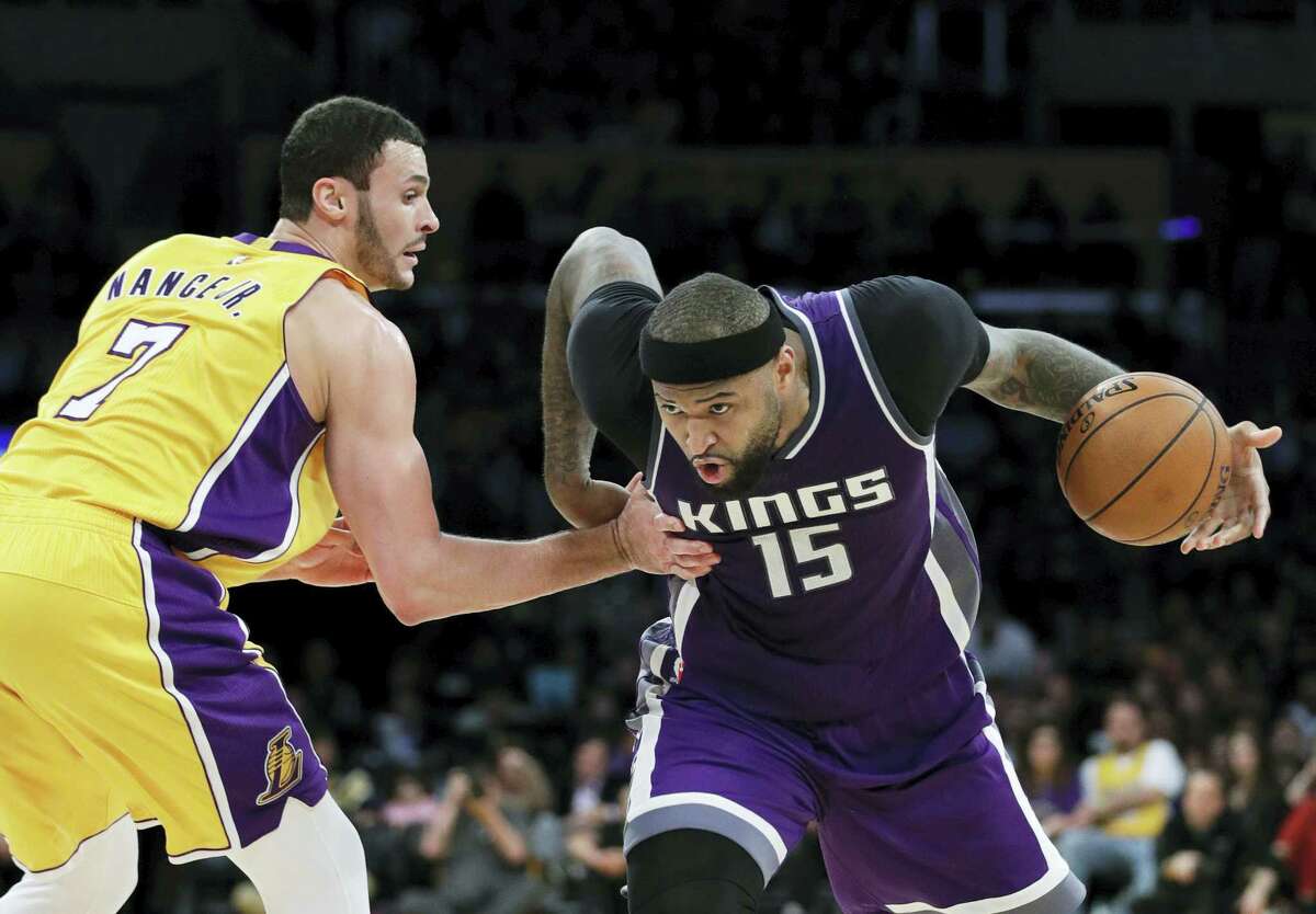 DeMarcus Cousins, right, has been traded to the New Orleans Pelicans.