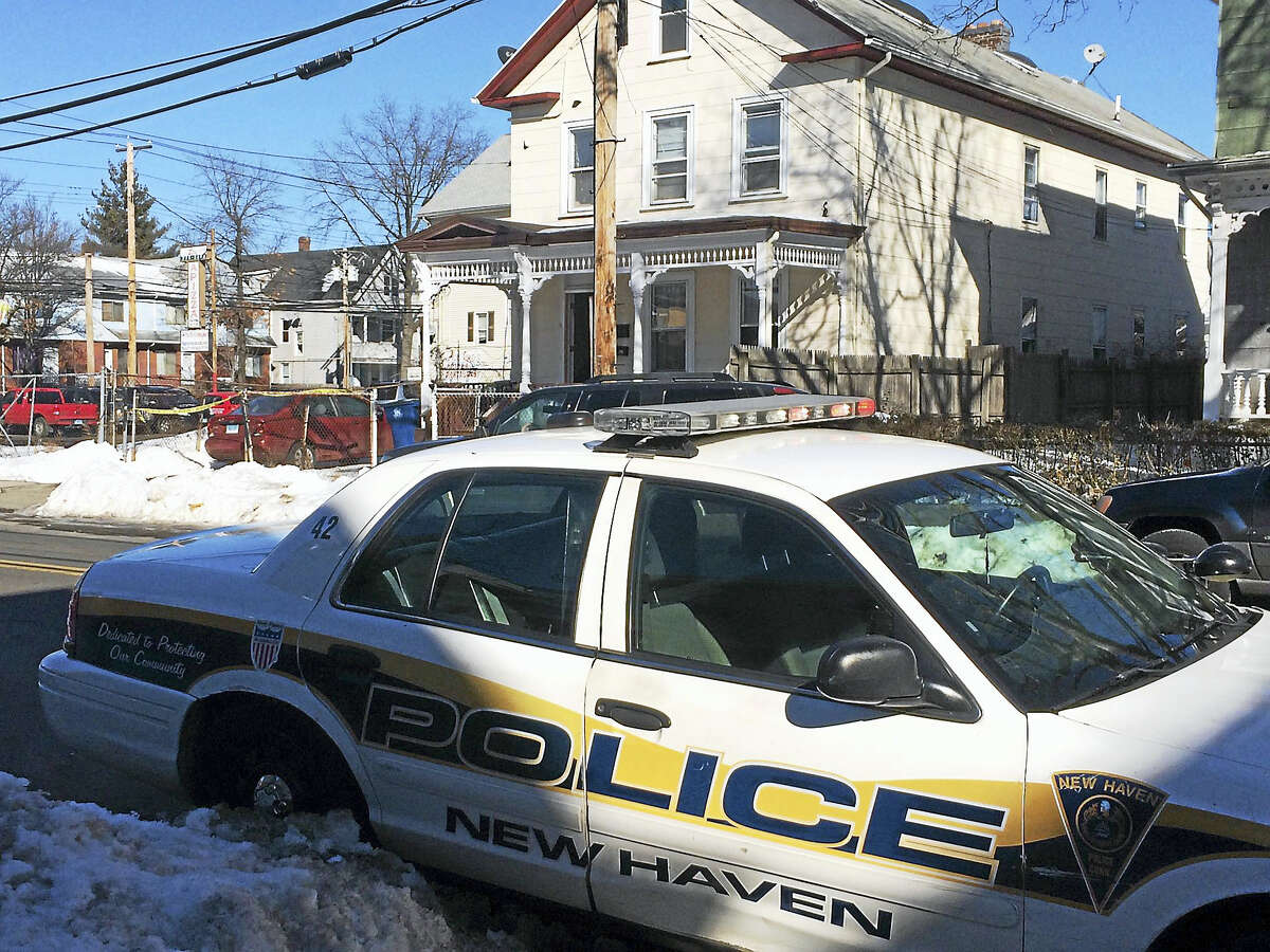 City police are investigating after a New Haven man was shot in the leg late Friday morning. Police could be seen gathering clues in a home at 197 James St. early Friday afternoon.