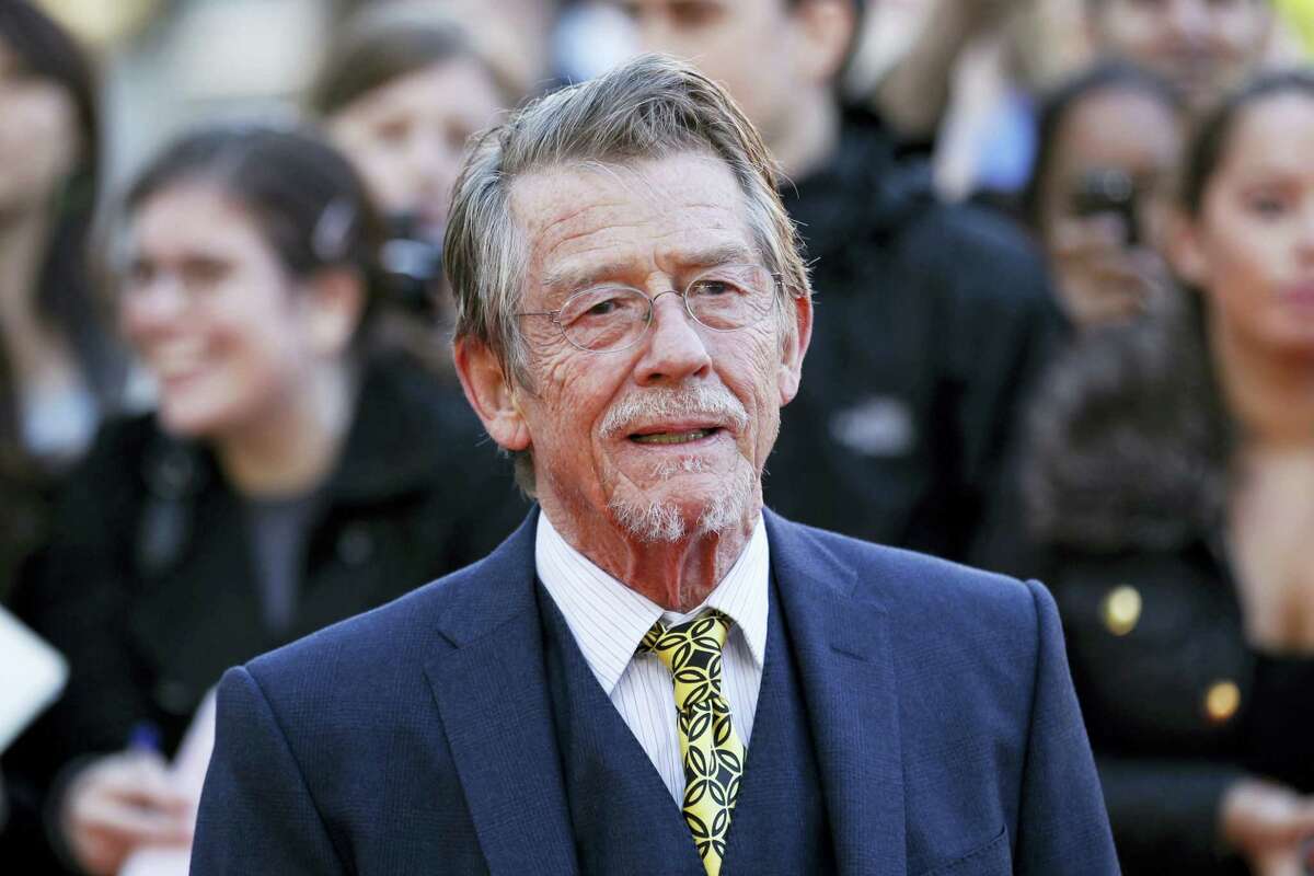 British actor and cast member John Hurt arriving for the UK film premiere of “Tinker Tailor Soldier Spy” at the BFI Southbank in London in 2011. The great and versatile actor Hurt, who could move audiences to tears in “The Elephant Man,” terrify them in “Alien,” and spoof that very same scene in “Spaceballs,” has died at age 77. Hurt, who battled pancreatic cancer, passed away Friday, Jan. 27, 2017, in London according to his agent Charles McDonald.