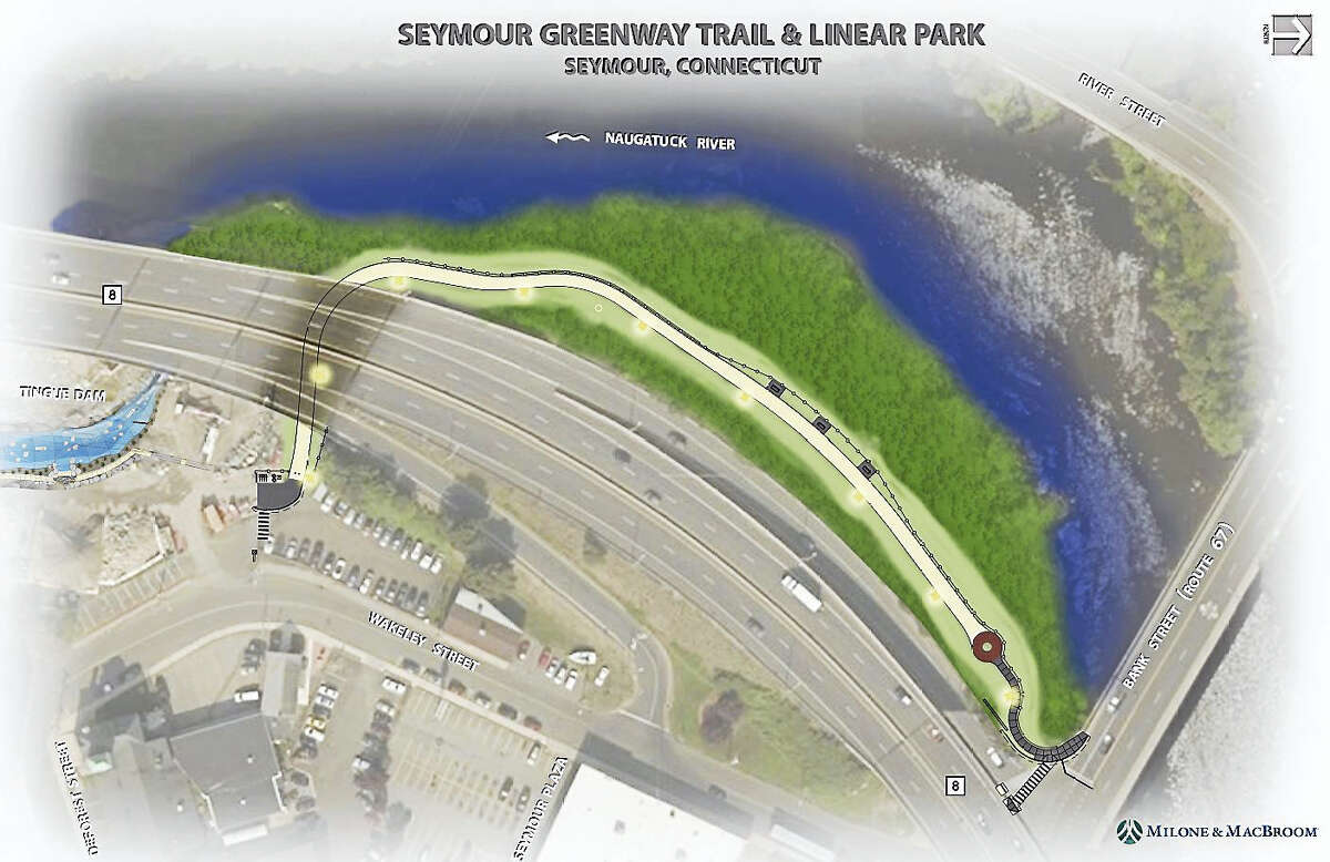 Seymour’s Construction to the town’s first scenic greenway trail and linear park will get underway April 1.
