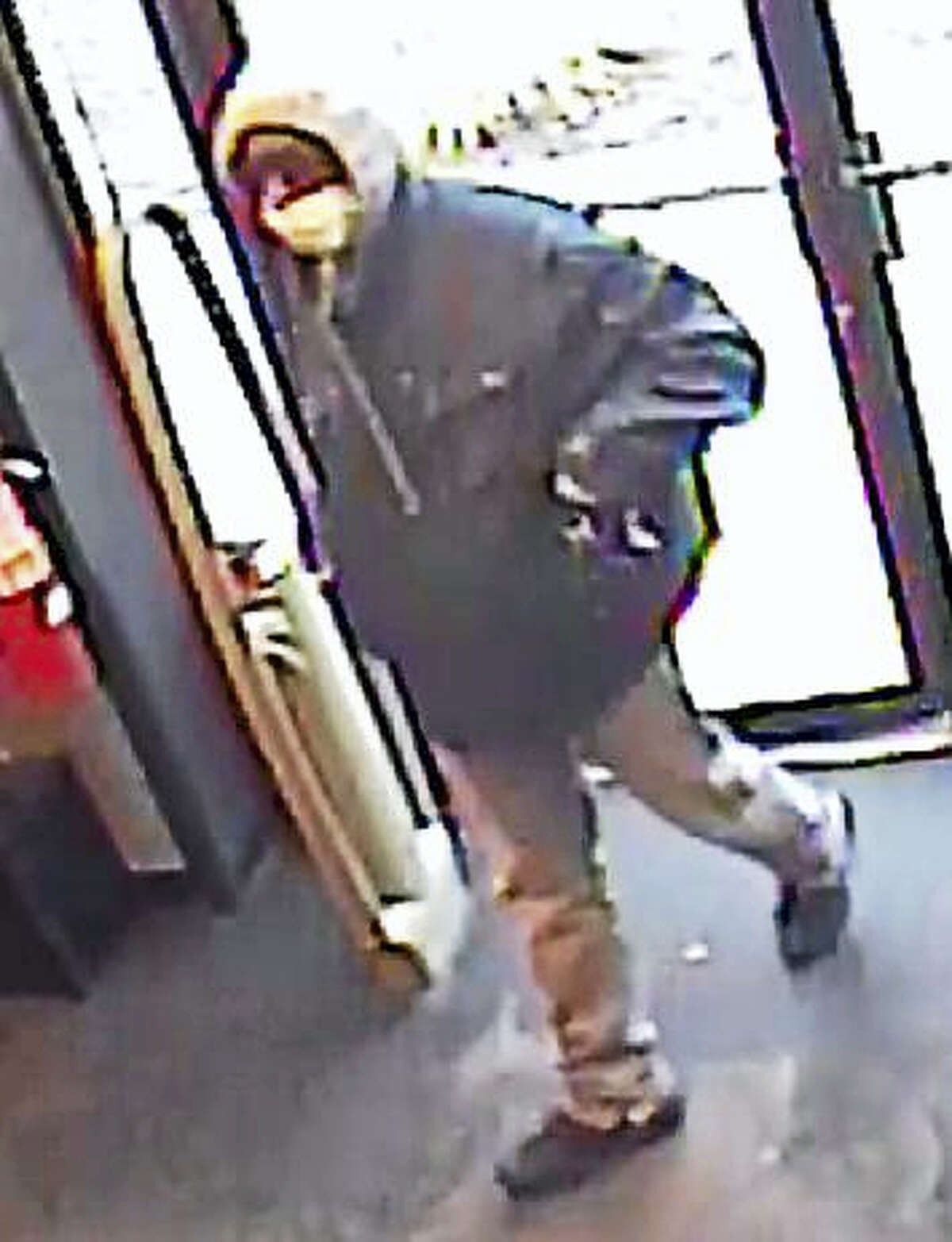 Police are looking for this man who they say robbed the EbLens on Foxon Road in East Haven on Tuesday.