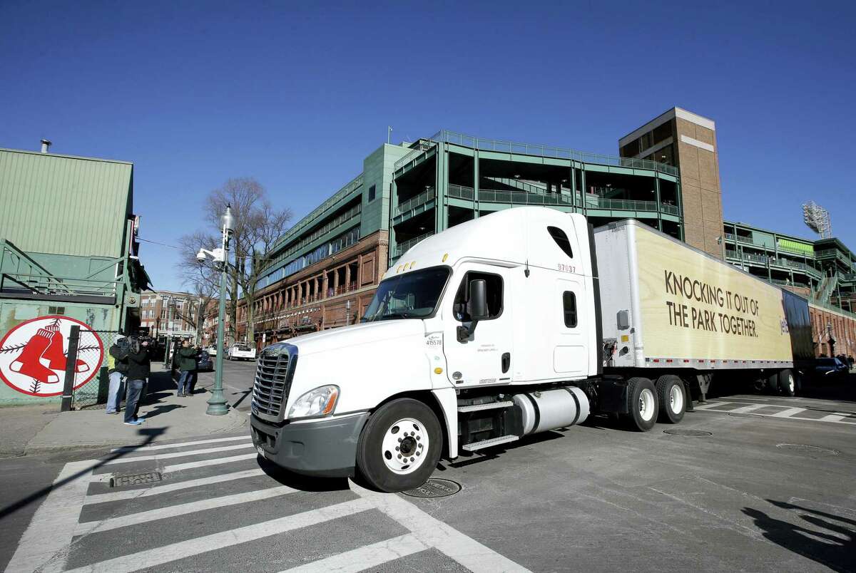 Truck Day at Fenway Park