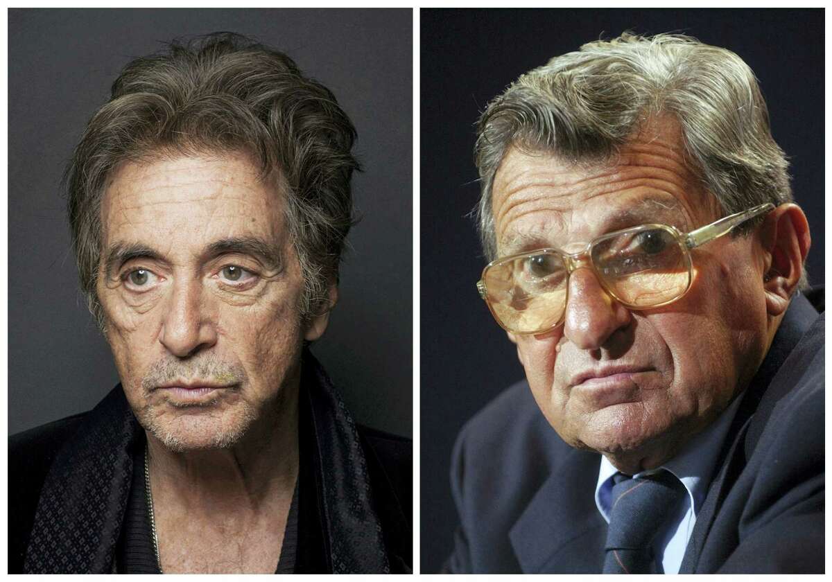 Al Pacino, left, will play Penn State football coach Joe Paterno in an upcoming HBO biopic.
