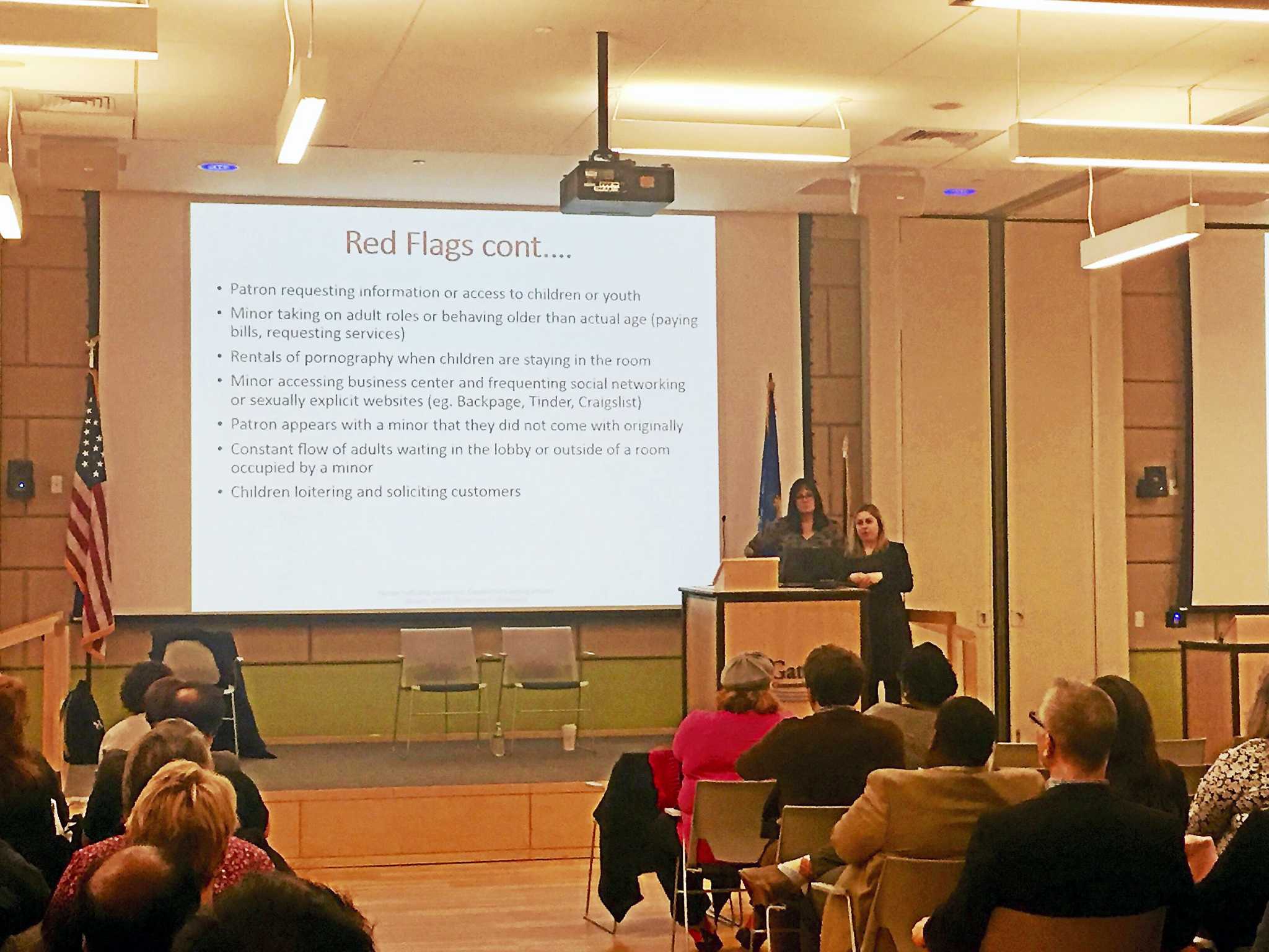 New Haven forum helps hotel/motel owners learn to spot sex trafficking picture