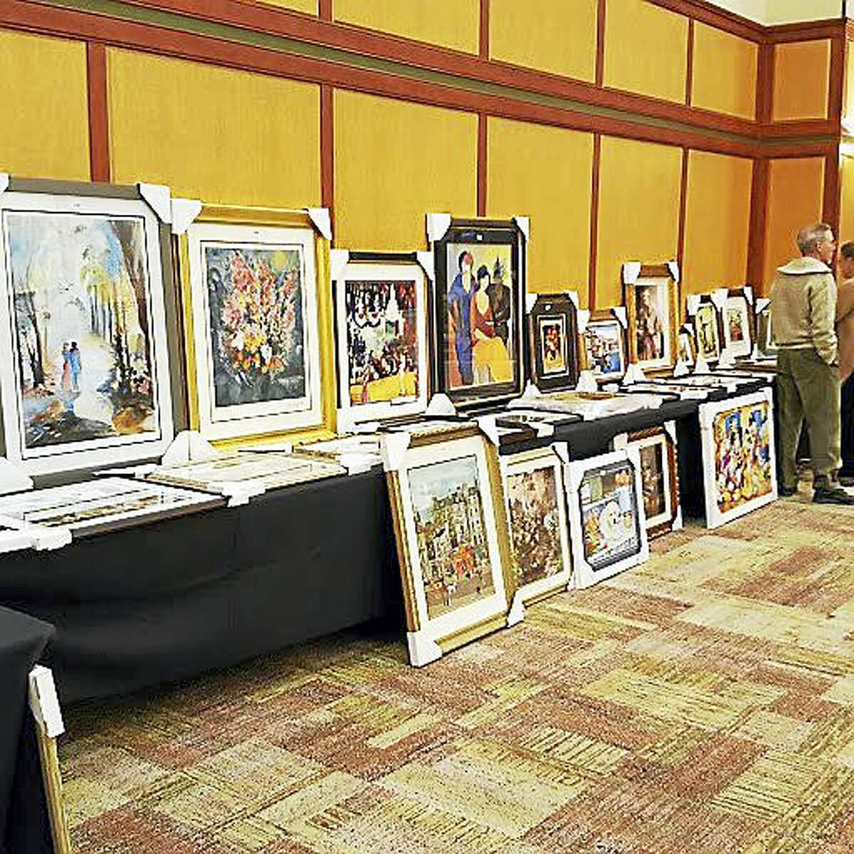 Art on display at last year’s auction to benefit the GNHCC.