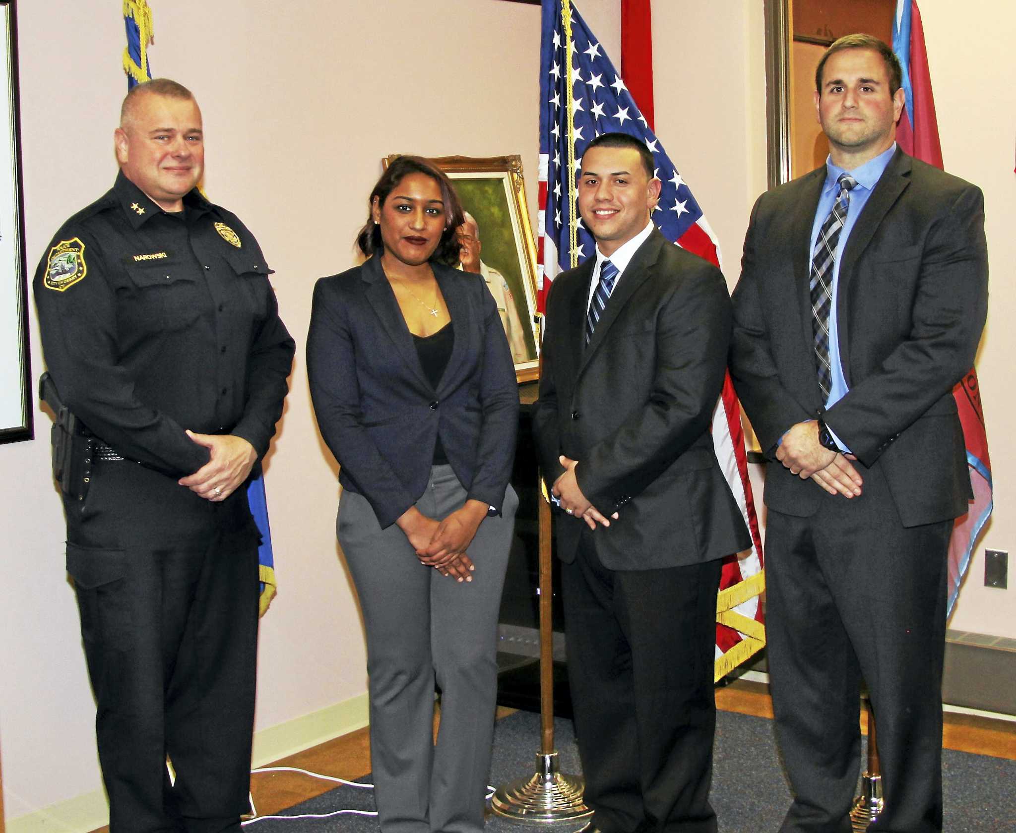 3 new Derby police recruits swornin