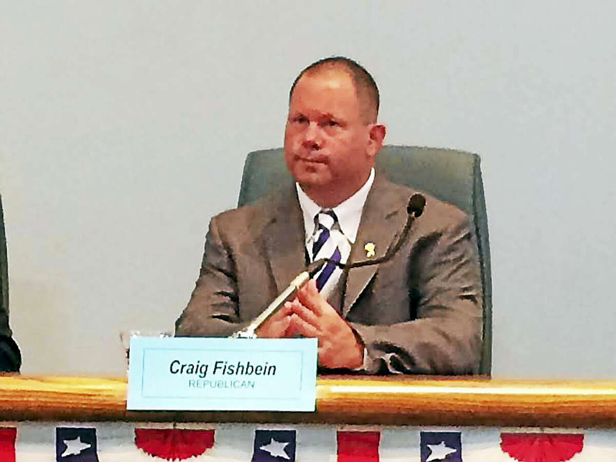 Wallingford Republican Town Councilman Craig Fishbein at a voter forum last year.