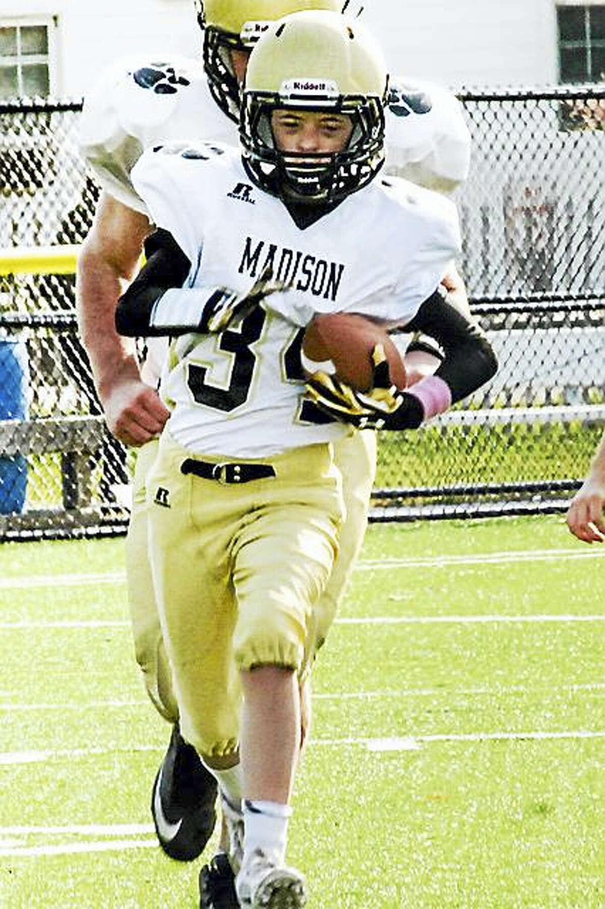 Willi Wilson of Madison runs a touchdown at a recent Sunday game.