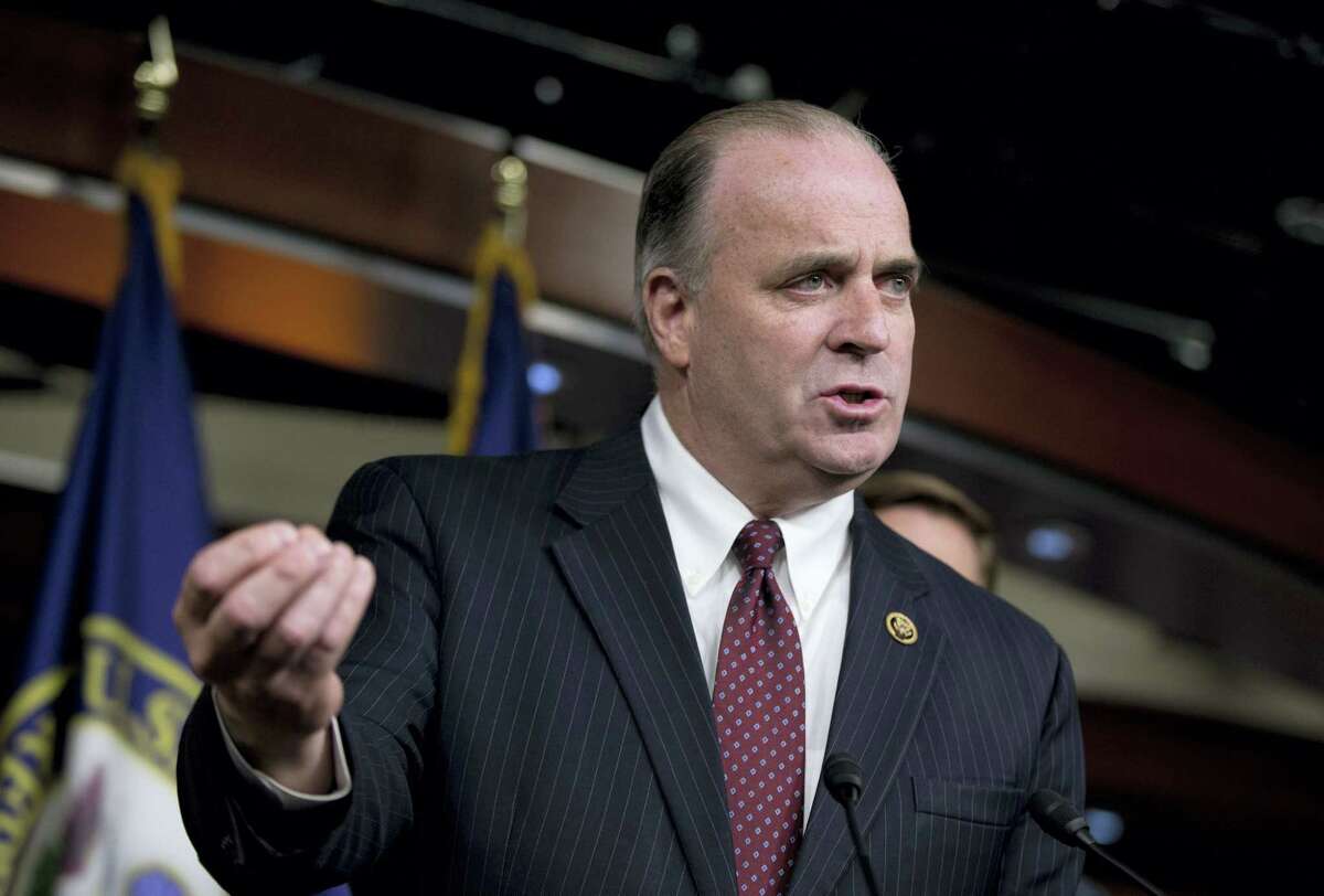In this April 20, 2016, file photo, Rep. Daniel Kildee, D-Mich. speaks to reporters during a news conference on Capitol Hill in Washington. Kildee said Tuesday, Sept. 27, 2016, that House Republican leaders are refusing to approve emergency aid for the city’s water crisis because a majority of Flint residents are African-Americans.