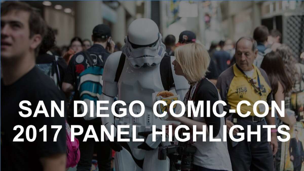 Couldn't make it to San Diego? Click on to catch up with some of the most exciting announcements at this year's SDCC. Photo: Costumed fans attend Comic-Con International - Day 2 on July 21, 2017 in San Diego, California.
