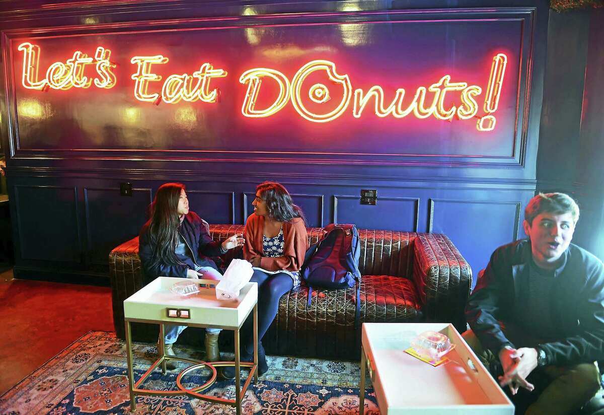 Donut Crazy1 Ferry Ln, Westport, CT 068805432, 785 River Rd, Shelton, CT 06484290, 3627, York St, New Haven, CT 06511 (pictured)3690 Main St, Stratford, CT 06614