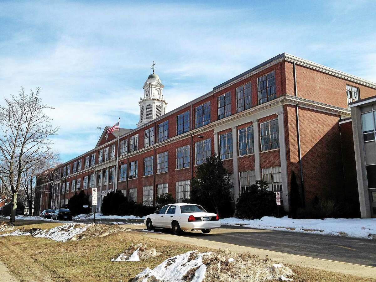 The former East Haven High School at 200 Tyler St.