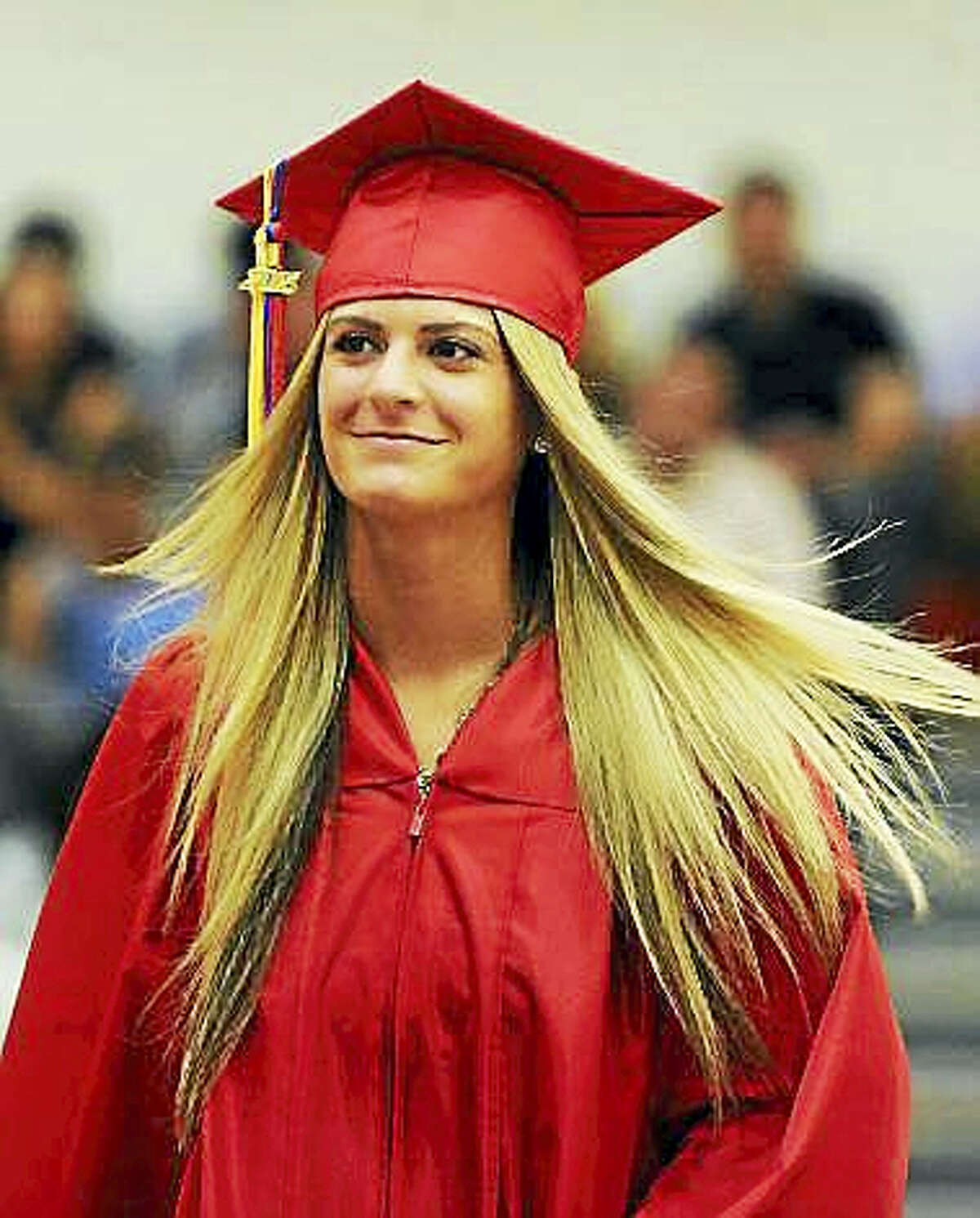 Danielle Kemp at her 2015 graduation.