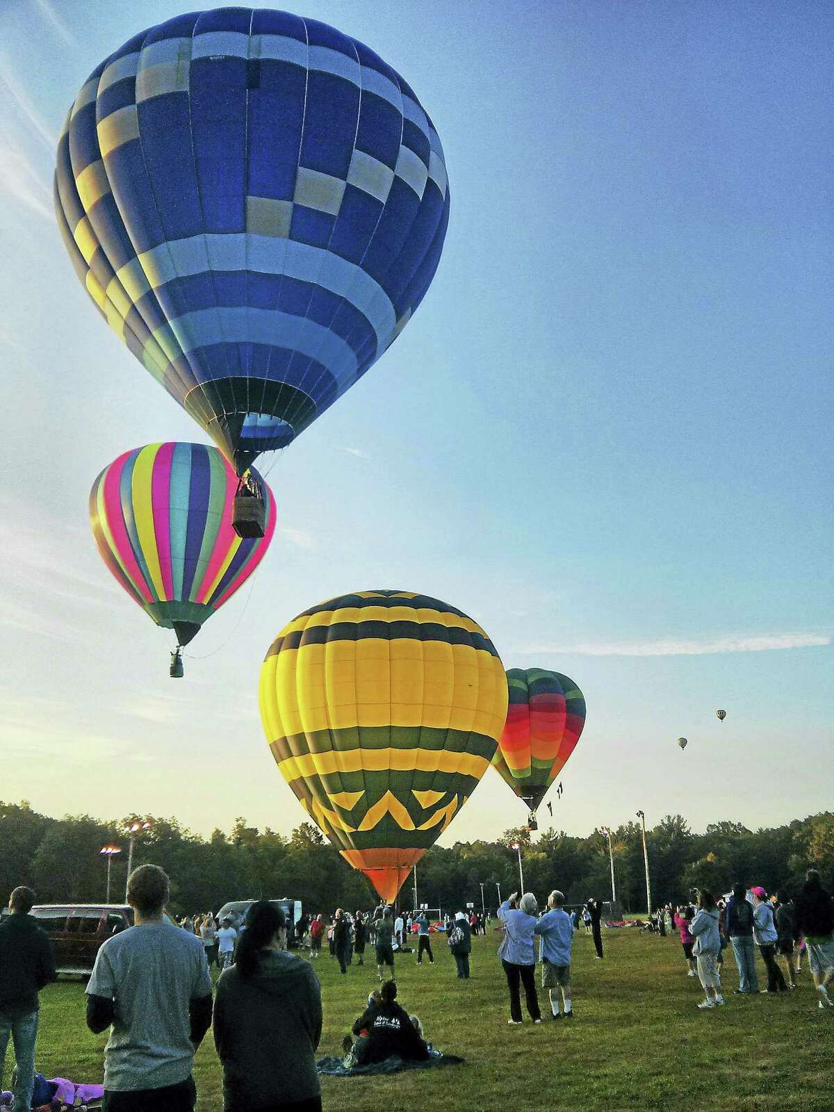 Balloons take to the sky at last year’s festival.
