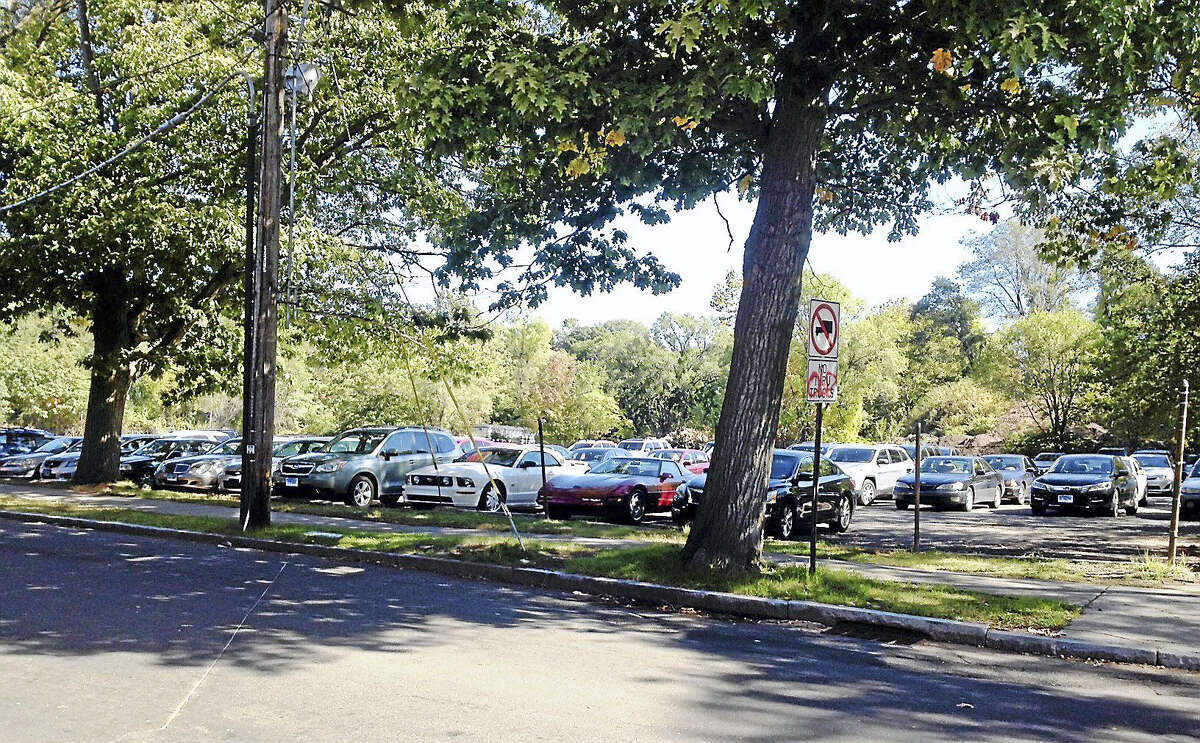 The parking lot at Willow Street and Mitchell Drive in New Haven, where an old license agreement allowed the owners of the former Marlin Firearms property to use 120 of the 170 spaces.