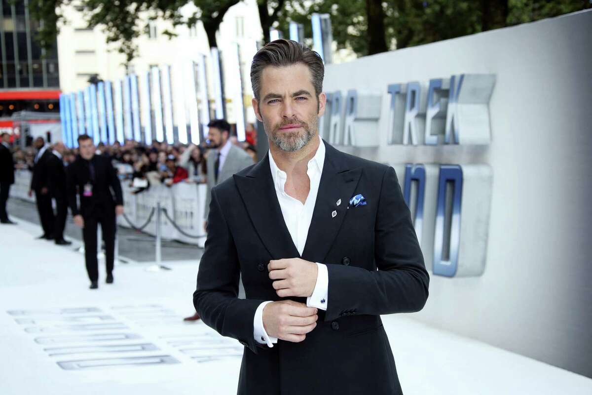 Actor Chris Pine poses for photographers upon arrival at the premiere of the film ‘Star Trek Beyond’ in London on July 12, 2016.