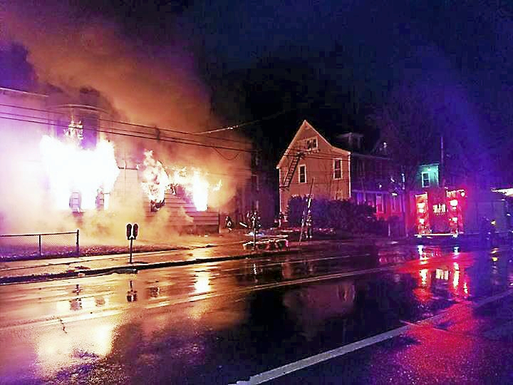 New Haven crews battle 2-alarm fire on Chapel Street
