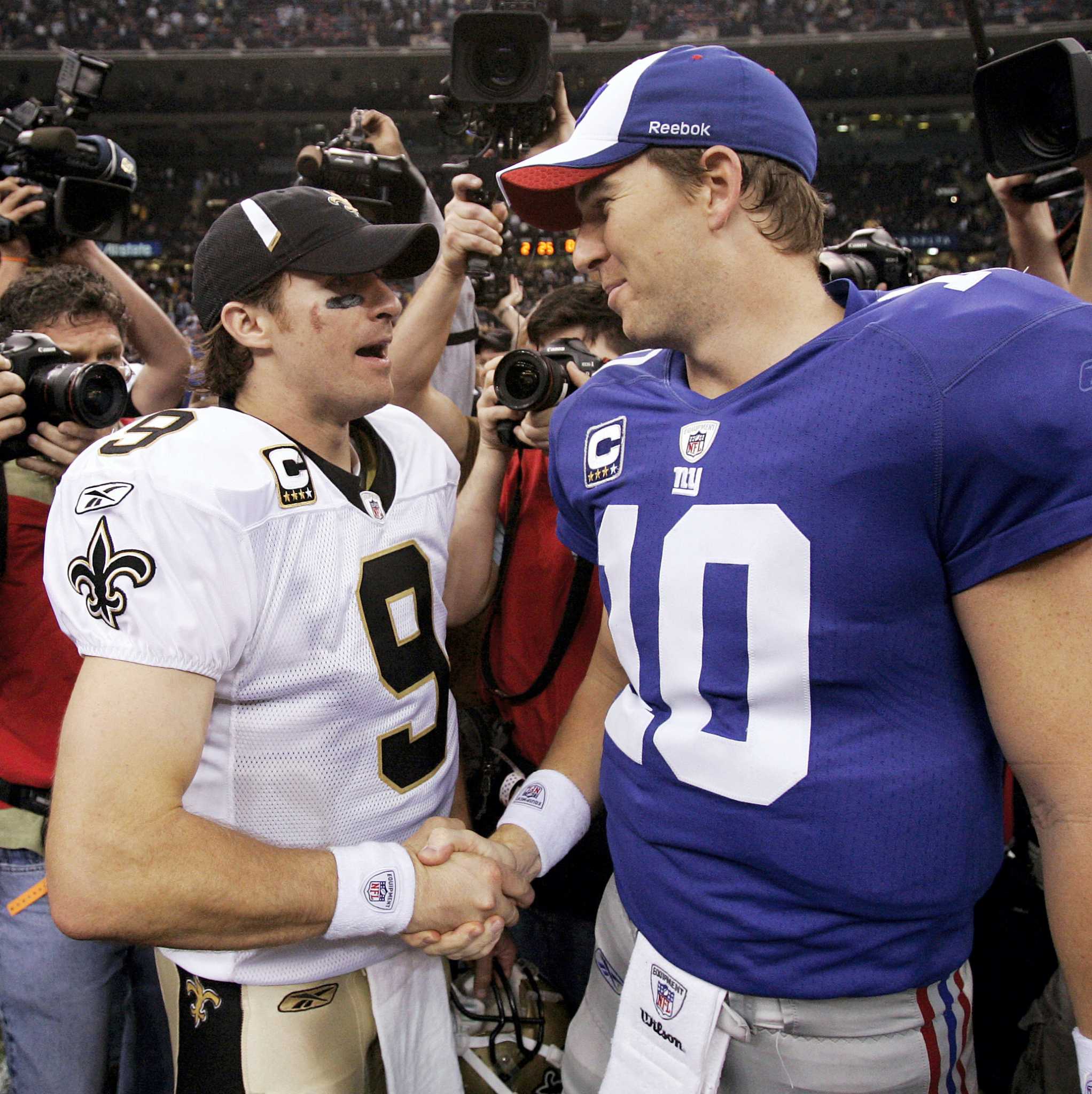 Ties between Brees, Manning flavor Saints-Giants game