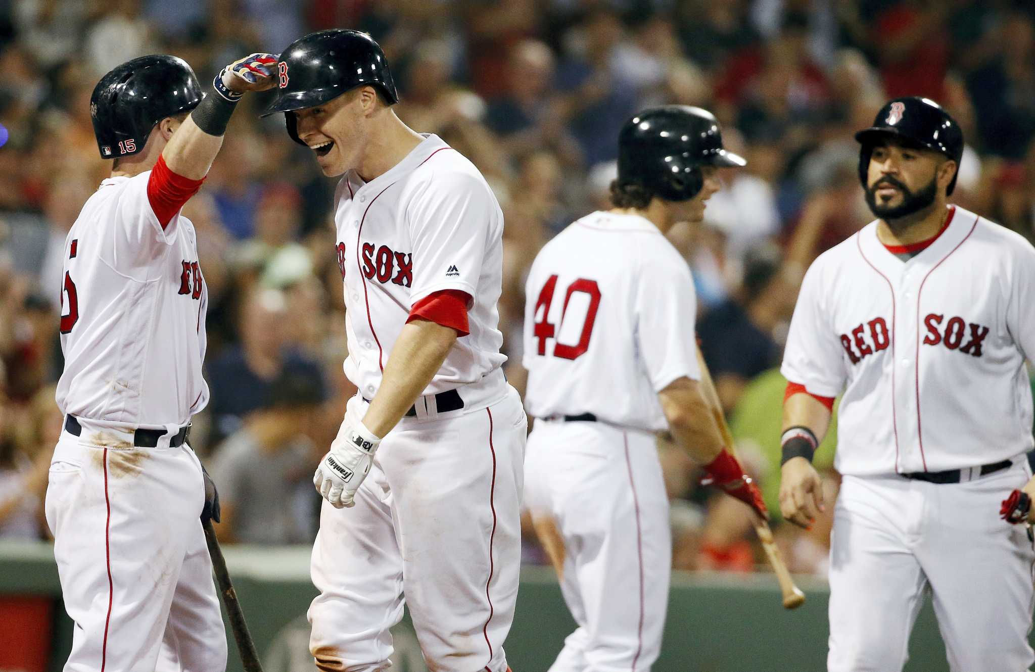 Red Sox second baseman Dustin Pedroia scratched from lineup in