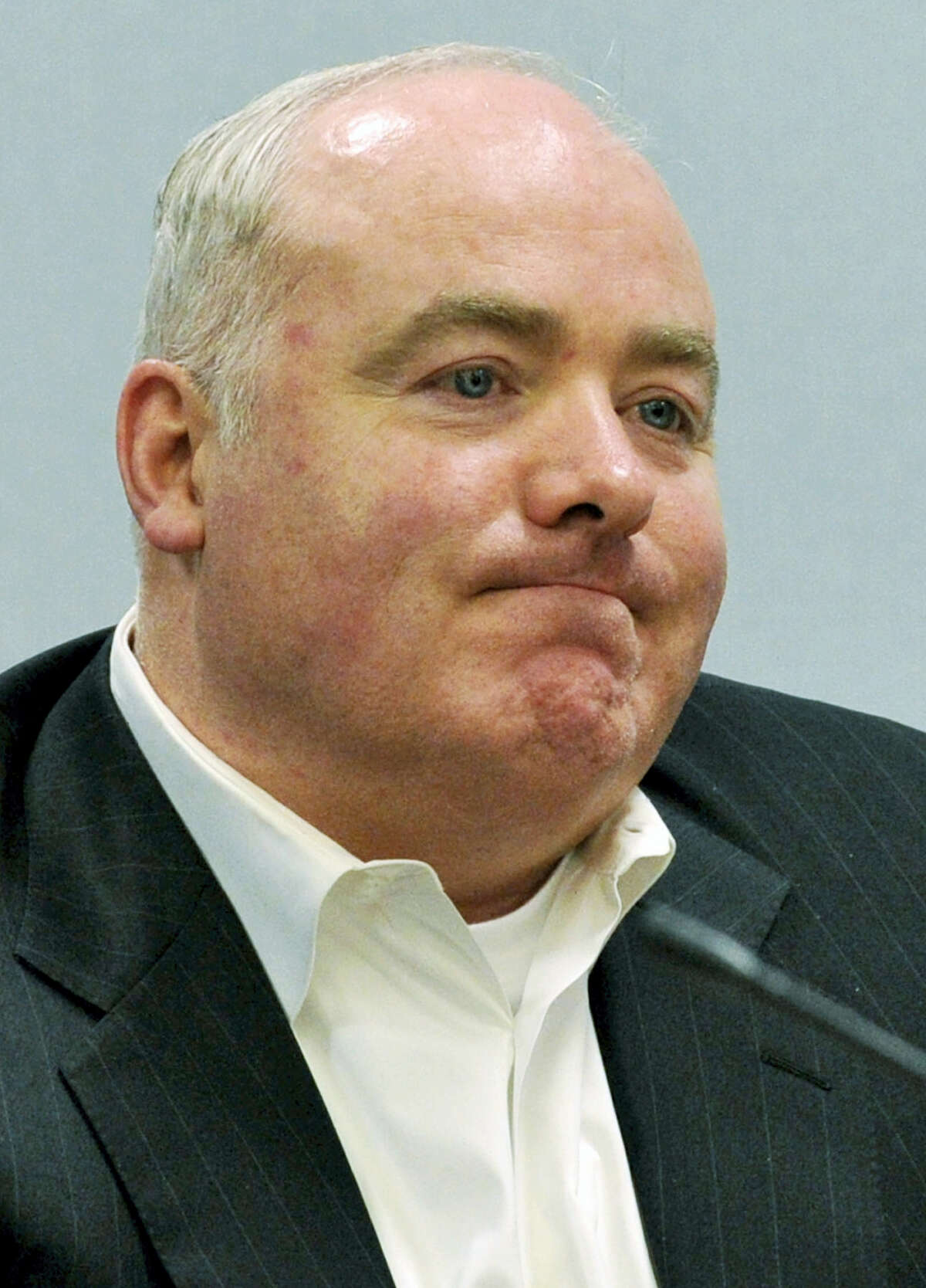 Michael Skakel listens in 2013 to his former defense attorney Mickey Sherman testify at Skakel’s habeas corpus hearing at Rockville Superior Court in Vernon. In a new book released Tuesday, July 12, 2016, Robert F. Kennedy Jr., argues that Skakel, his cousin, is innocent of the murder. Kennedy’s book makes a case that two visitors from New York, who have never been charged, killed the girl.