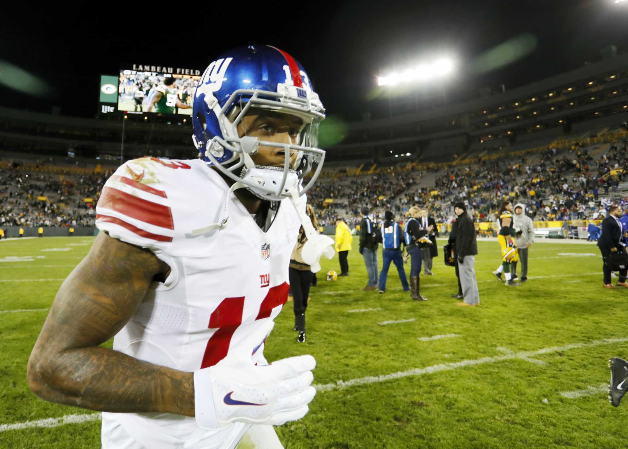 Odell Beckham's Rough Day in Green Bay, Giants vs. Packers