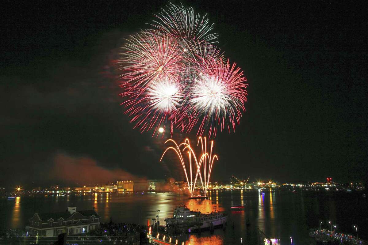 Last year’s Sailfest fireworks.