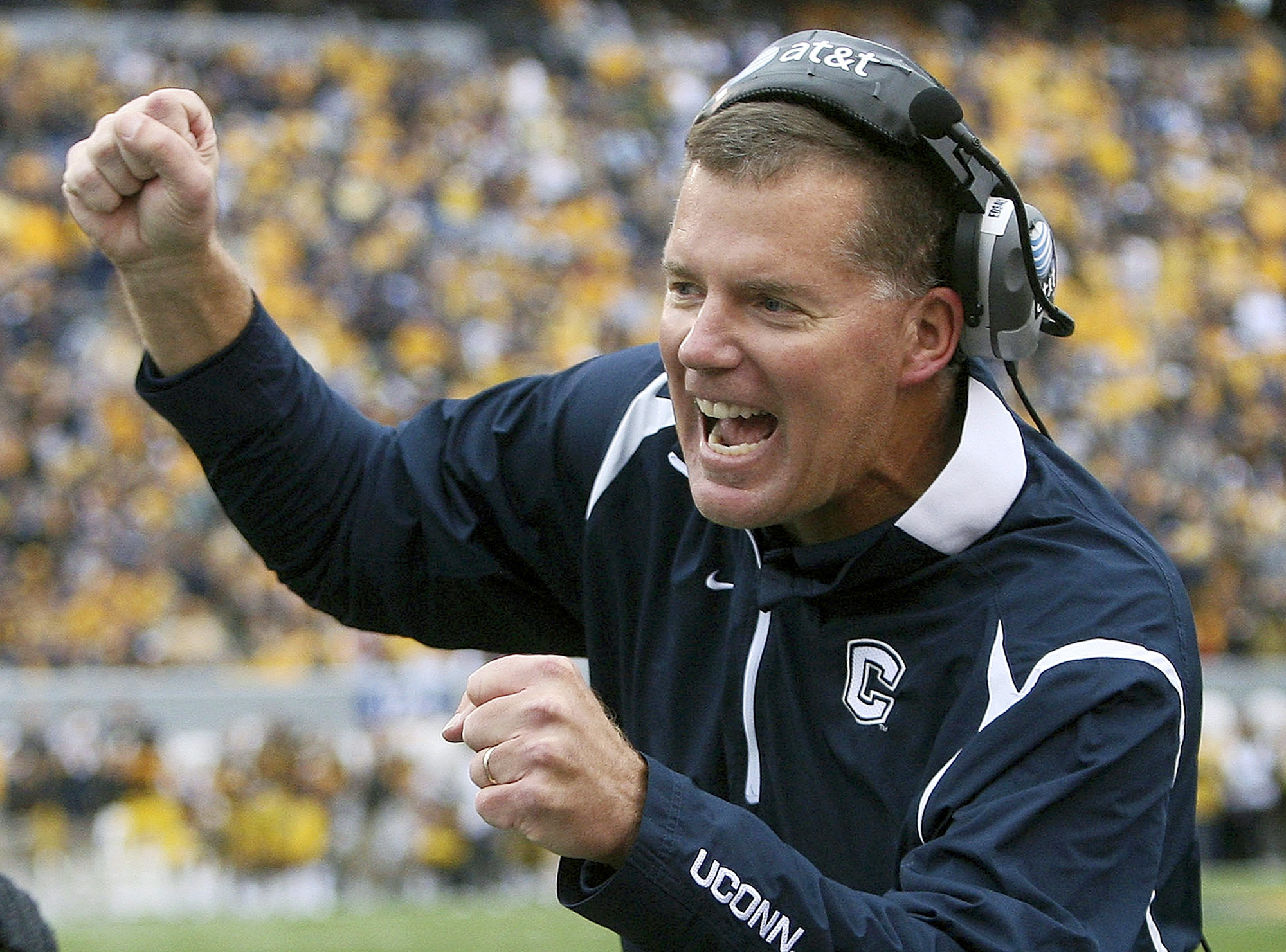 Edsall Introduced As Uconn Football Coach Apologizes For How Left