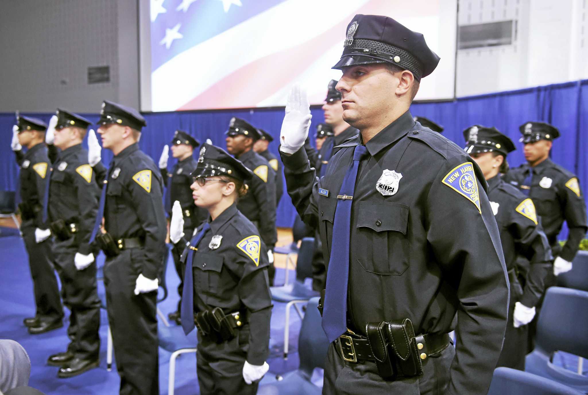 New Haven s Newest Police Officers Told To Be Role Models be Sharp 