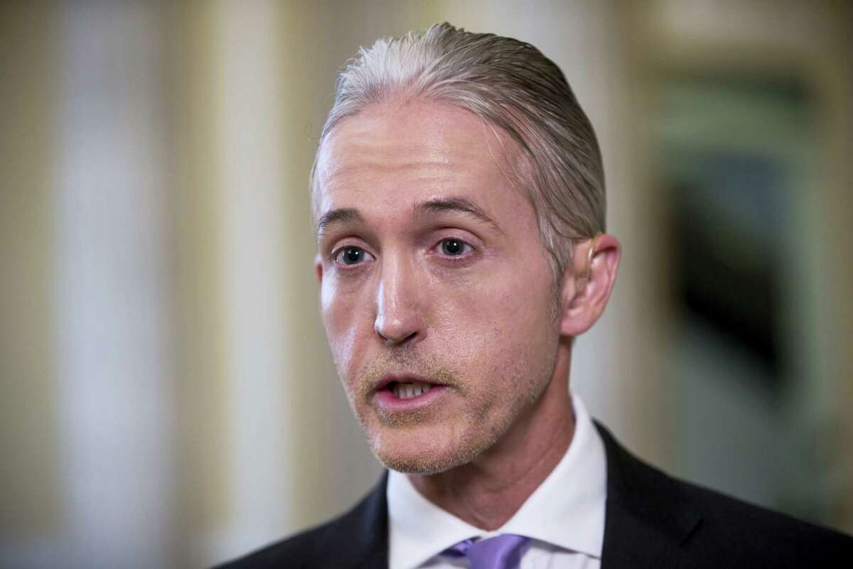 House Benghazi Committee Chairman Rep. Trey Gowdy, R-S.C., speaks during a TV news interview with MSNBC, on Capitol Hill in Washington on June 28, 2016, to discuss the release of his final report on the 2012 attacks on the U.S. consulate in Benghazi, Libya, where a violent mob killed four Americans, including Ambassador Christopher Stevens.