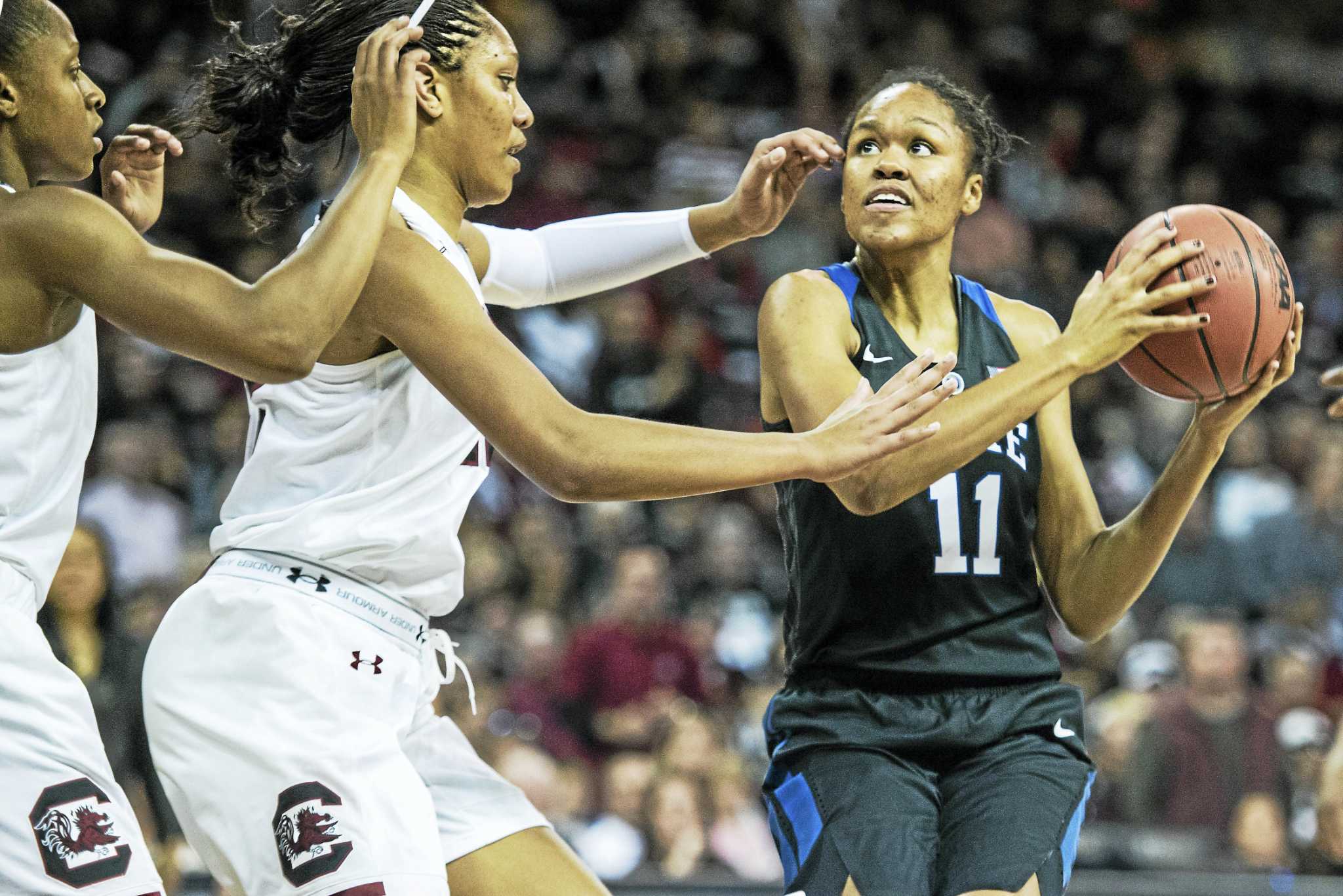 UConn's Apostolos Roumoglou competing for more playing time.