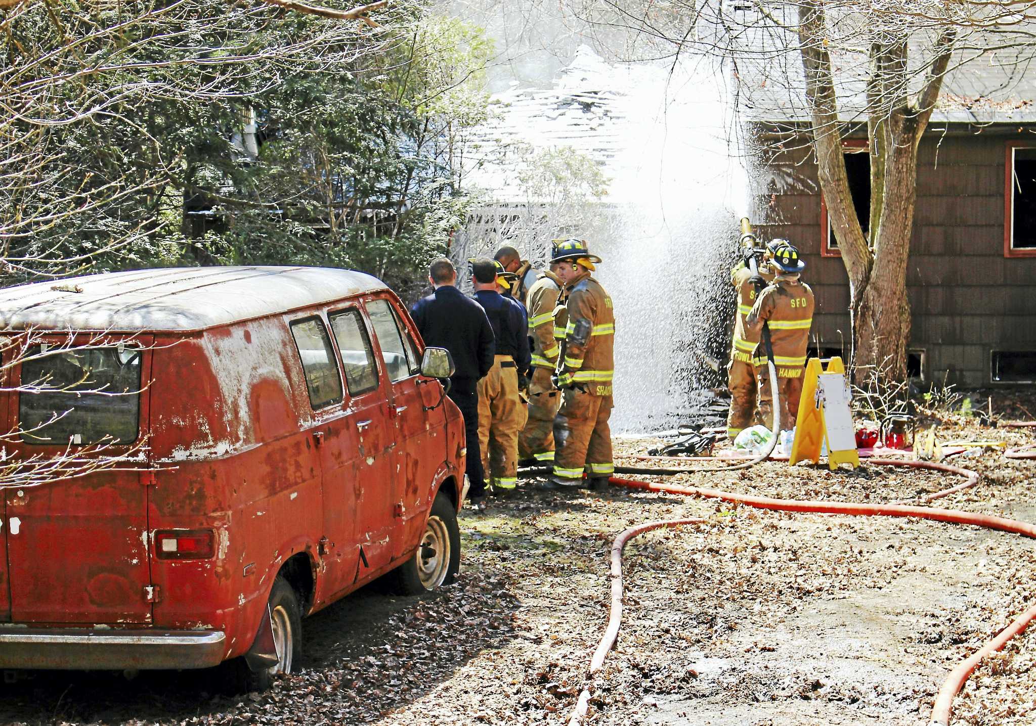 Man, 67, found with gunshot wound dies after being pulled from Seymour fire