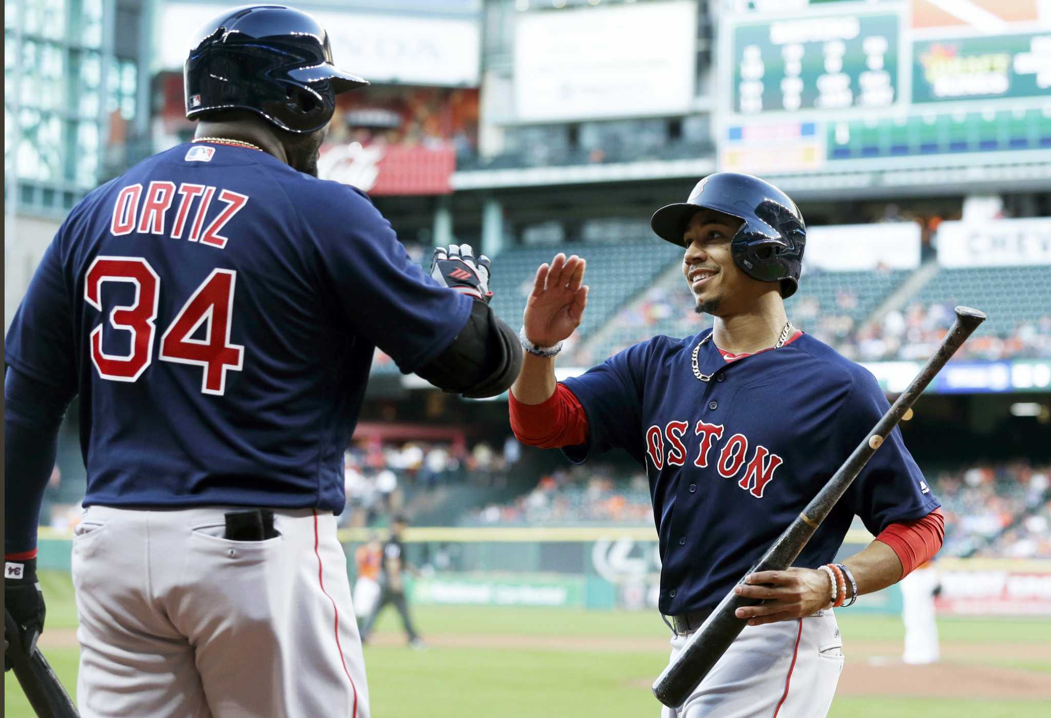 Red Sox's Mookie Betts hits for cycle for first time in his career
