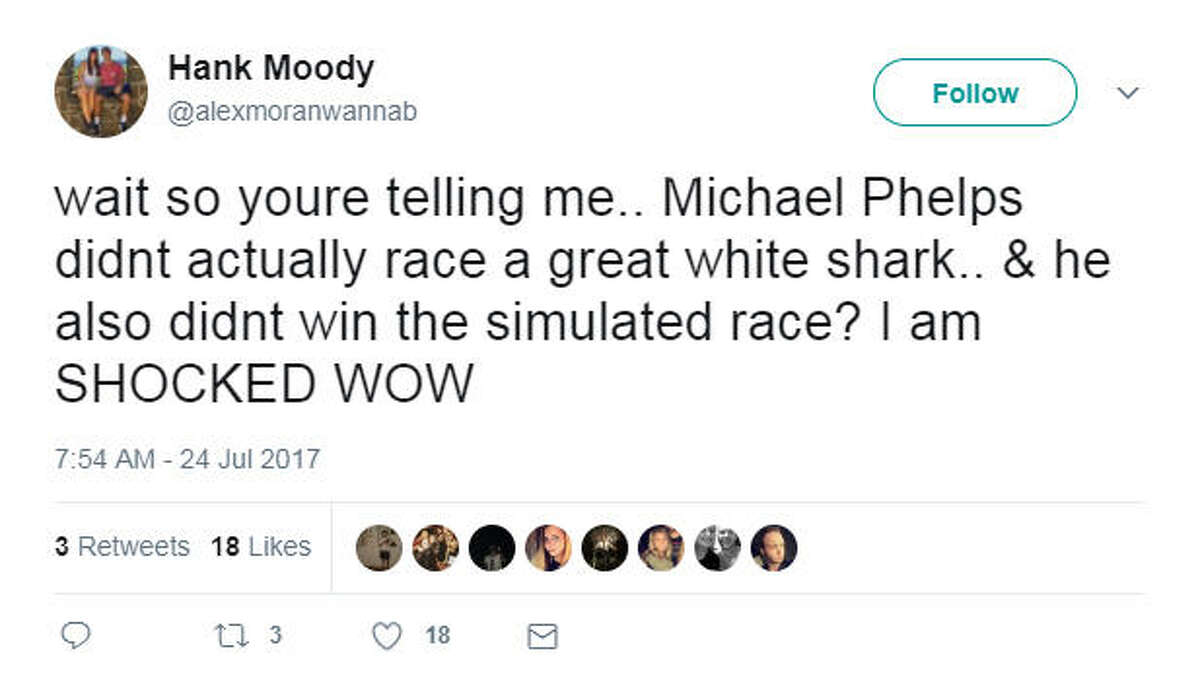 The Internet Wasnt Happy About Michael Phelps Race With A Fake Shark