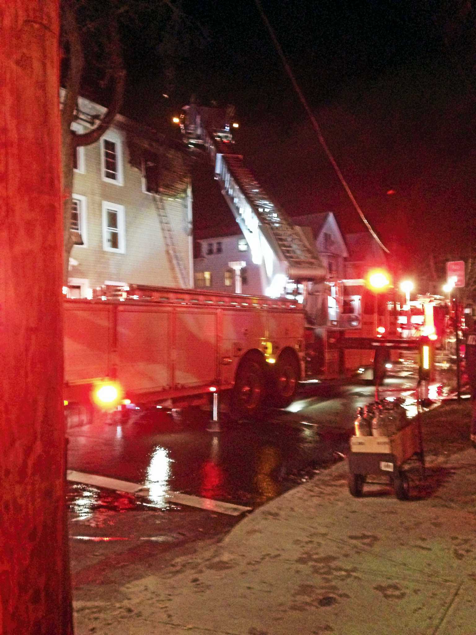 12 displaced after 2-alarm blaze on James Street in New Haven