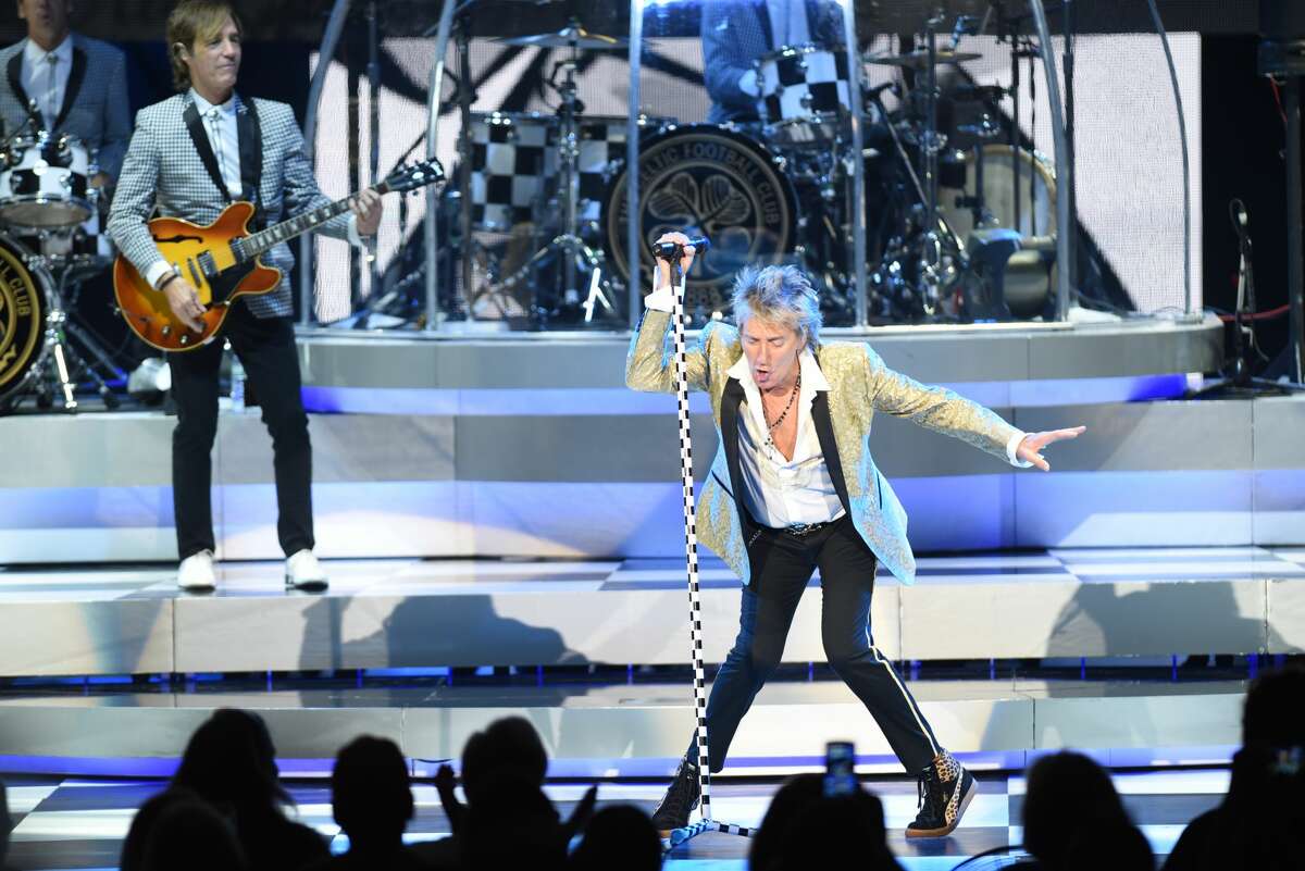 Rod Stewart is returning to SPAC this summer. Keep clicking for more concerts and shows so far in the 2020 lineup. In photo, Rod Stewart performs at SPAC in 2017.
