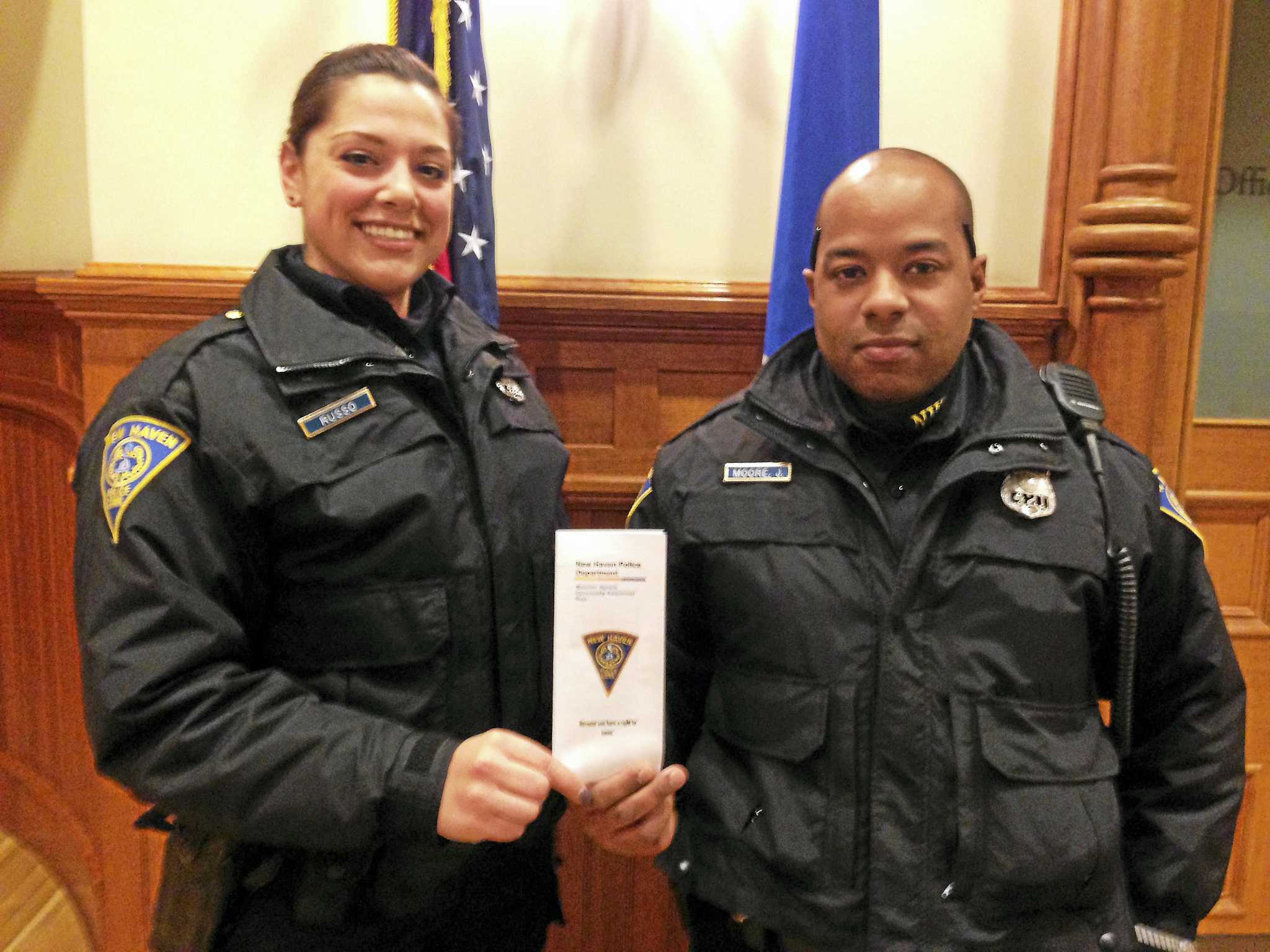 New Haven rookie police officers create tip guide to prevent motor ...