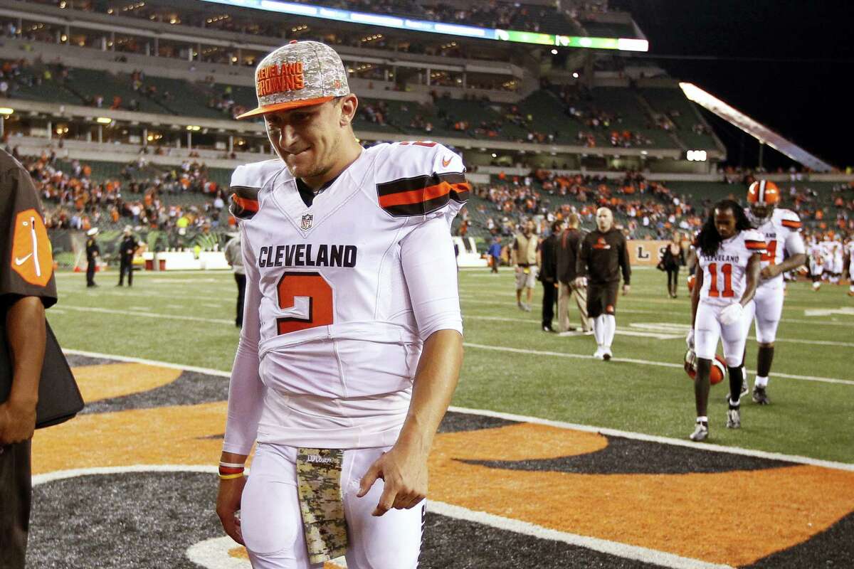 The Browns said Tuesday that Johnny Manziel was diagnosed with a concussion late in the season by an independent neurologist, countering an NFL Network report they lied about the injury to cover up the troubled quarterback showing up intoxicated for practice.