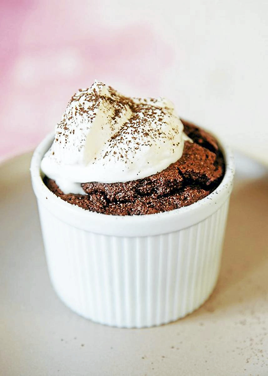 Chocolate souffles aren’t easy to make, but they’re not that hard
